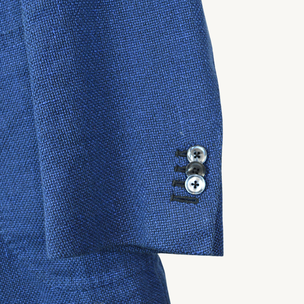 Blue Blazer made of Cotton/Linen/Silk (EU 52)