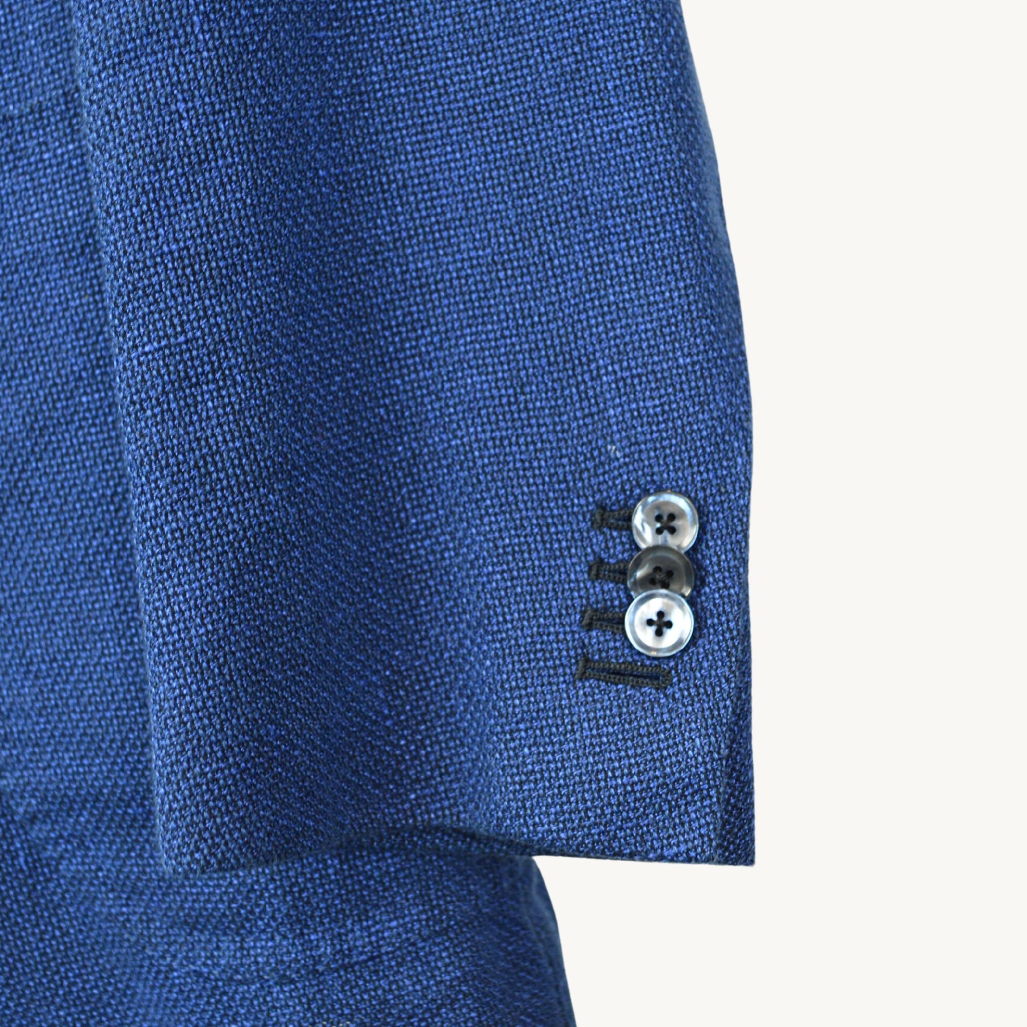 Blue Blazer made of Cotton/Linen/Silk (EU 52)
