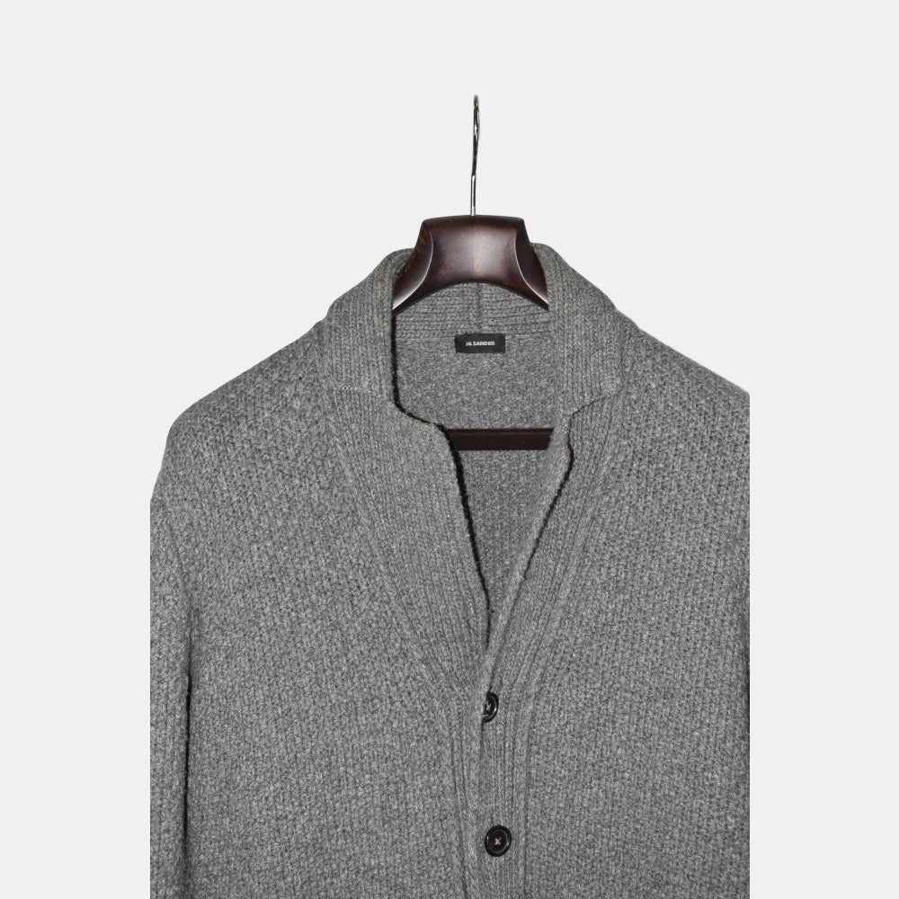 Gray Cardigan made of Wool (EU 48)