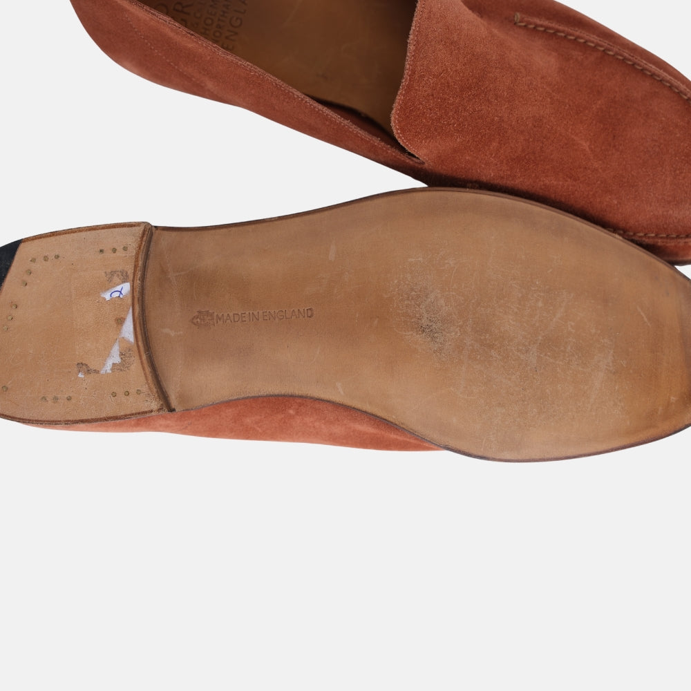 Braune Wildleder-Slipper (EU 44.5 / UK 10.5)