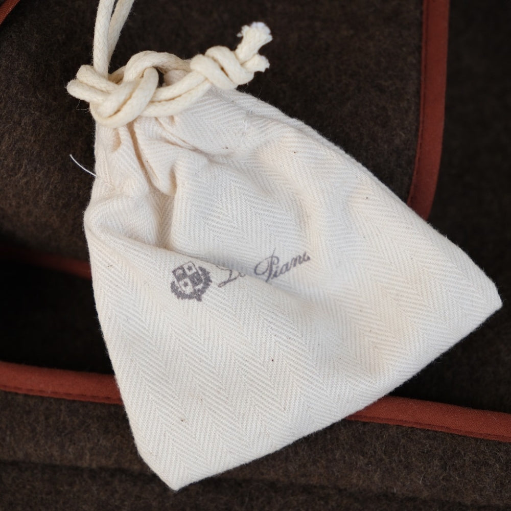 Brown Melange Baby Cashmere Coat (S)