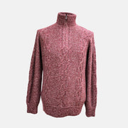 Red/Grey Patterned Jacket made of Baby Cashmere (EU 56)