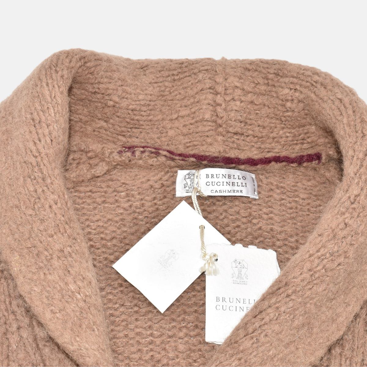 Beige Cardigan Alpaka (EU 48)