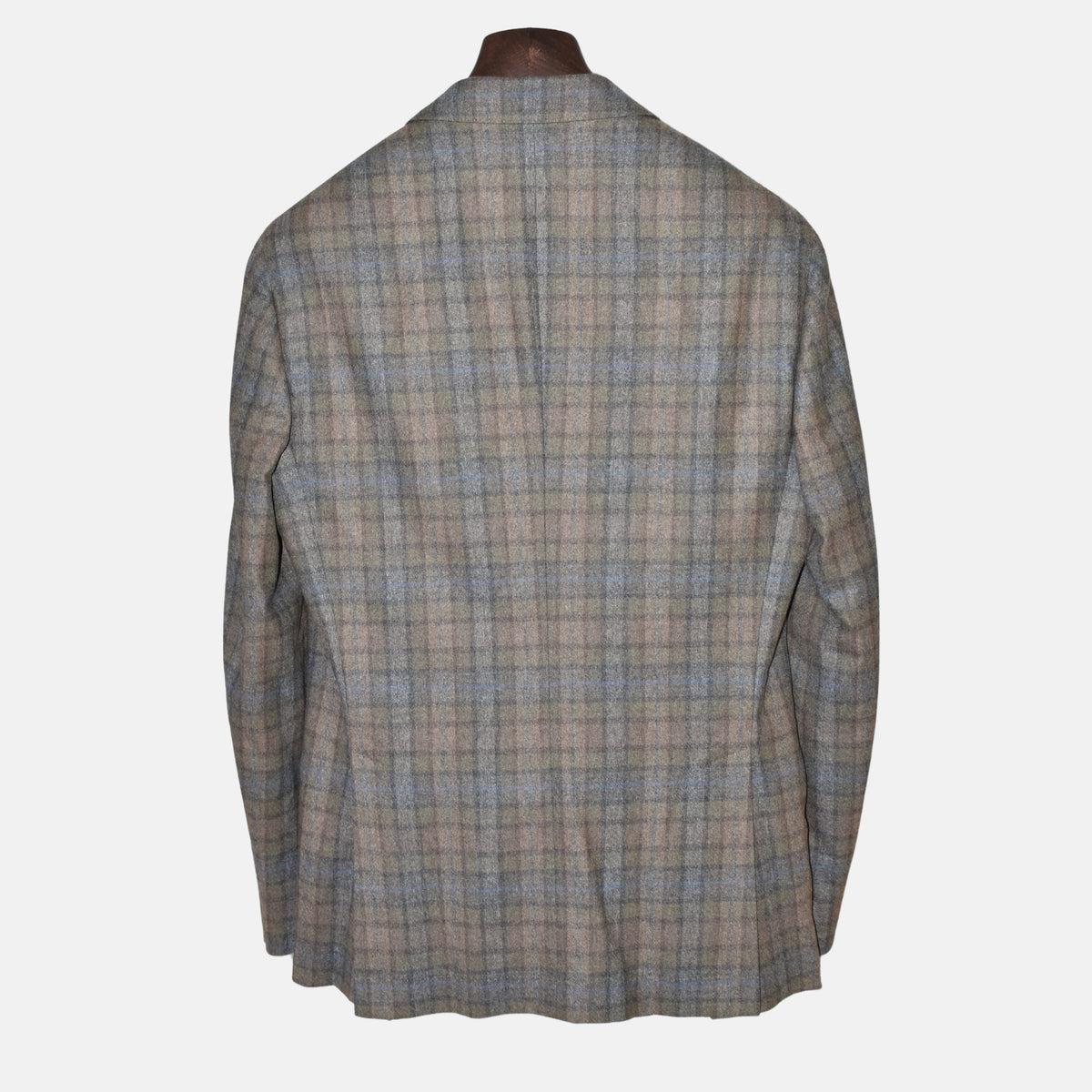 Checked Green Blazer Wool/Cashmere