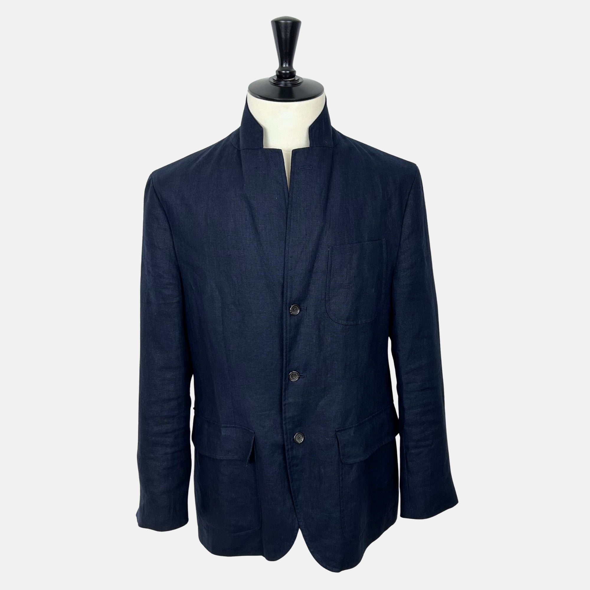 Navy Blazer made of Linen (EU 52)