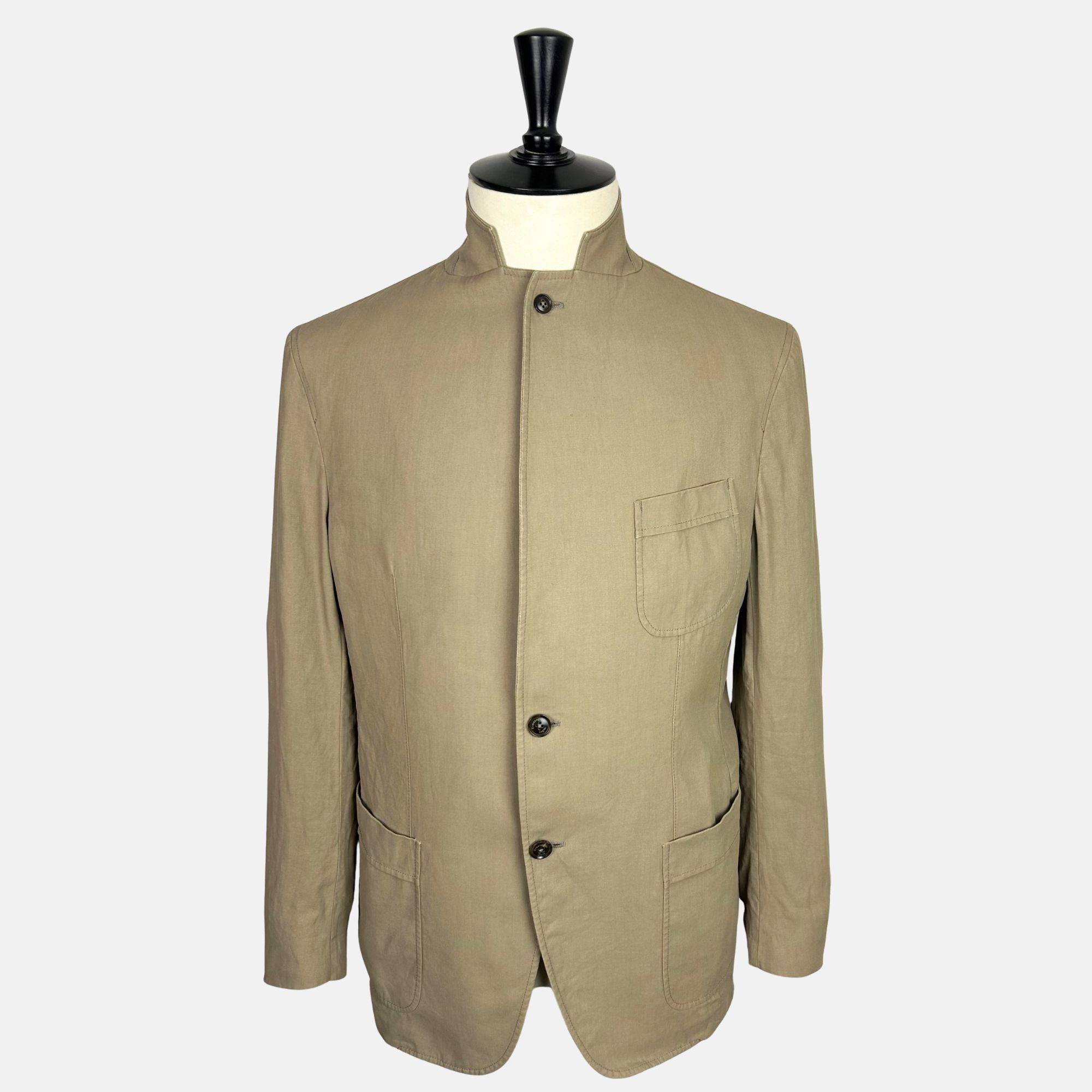 Khaki Blazer made of Linen (EU 52)