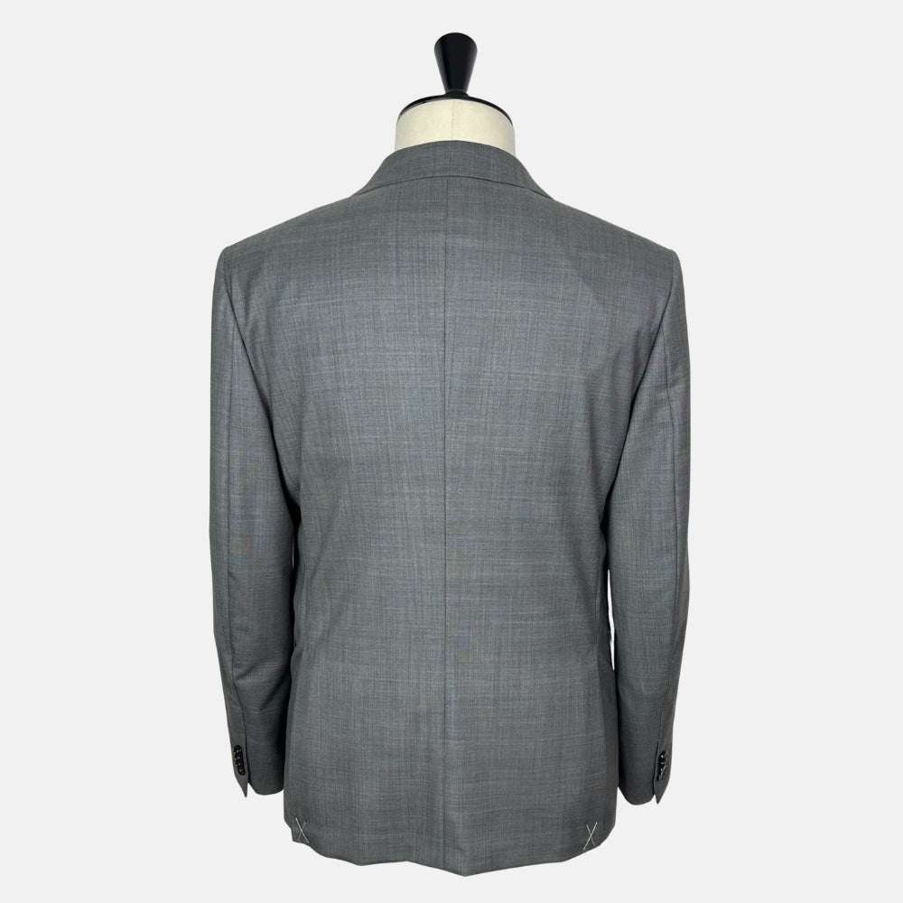Gray Melange Suit made of Wool (EU 50)