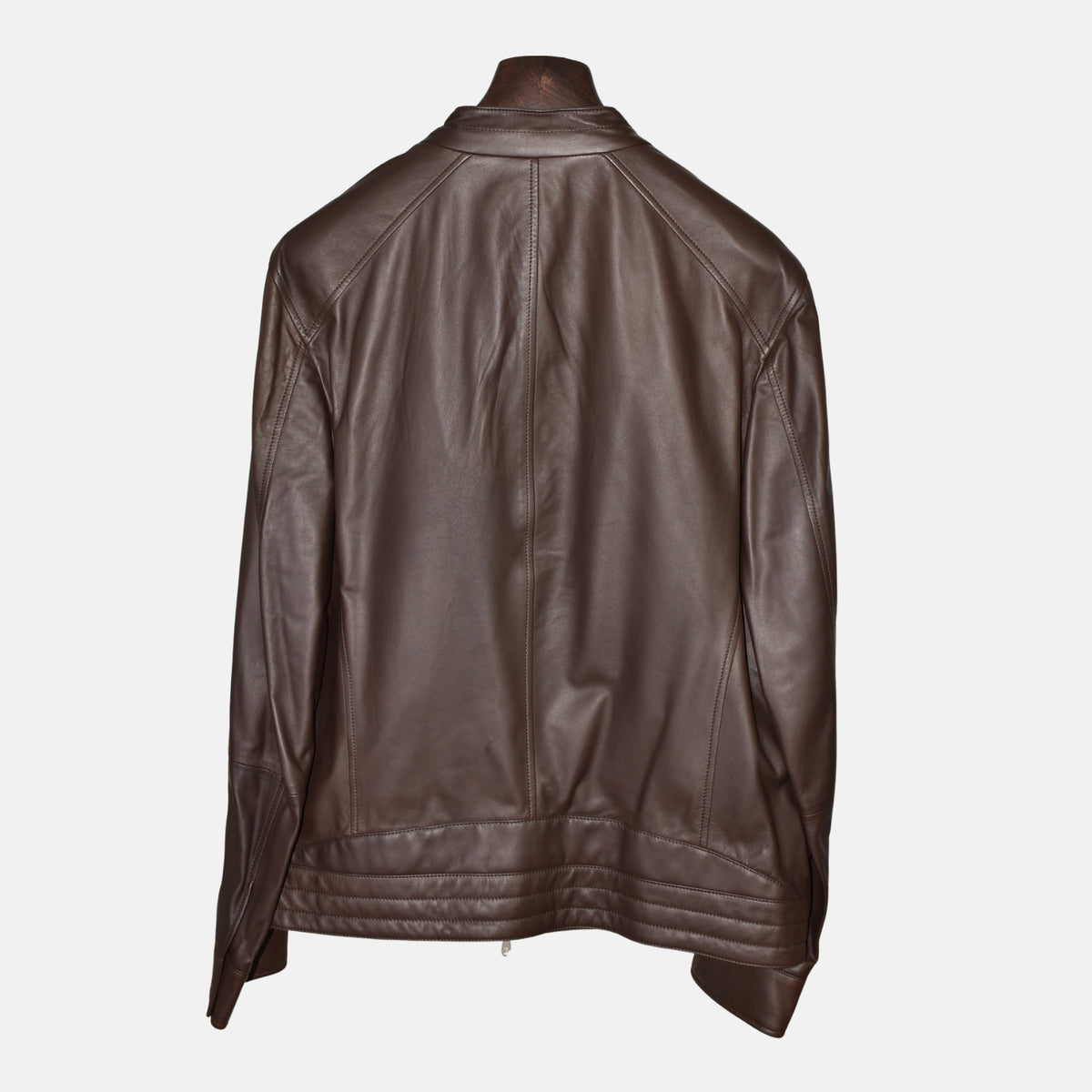 Braune Lederjacke (XL)
