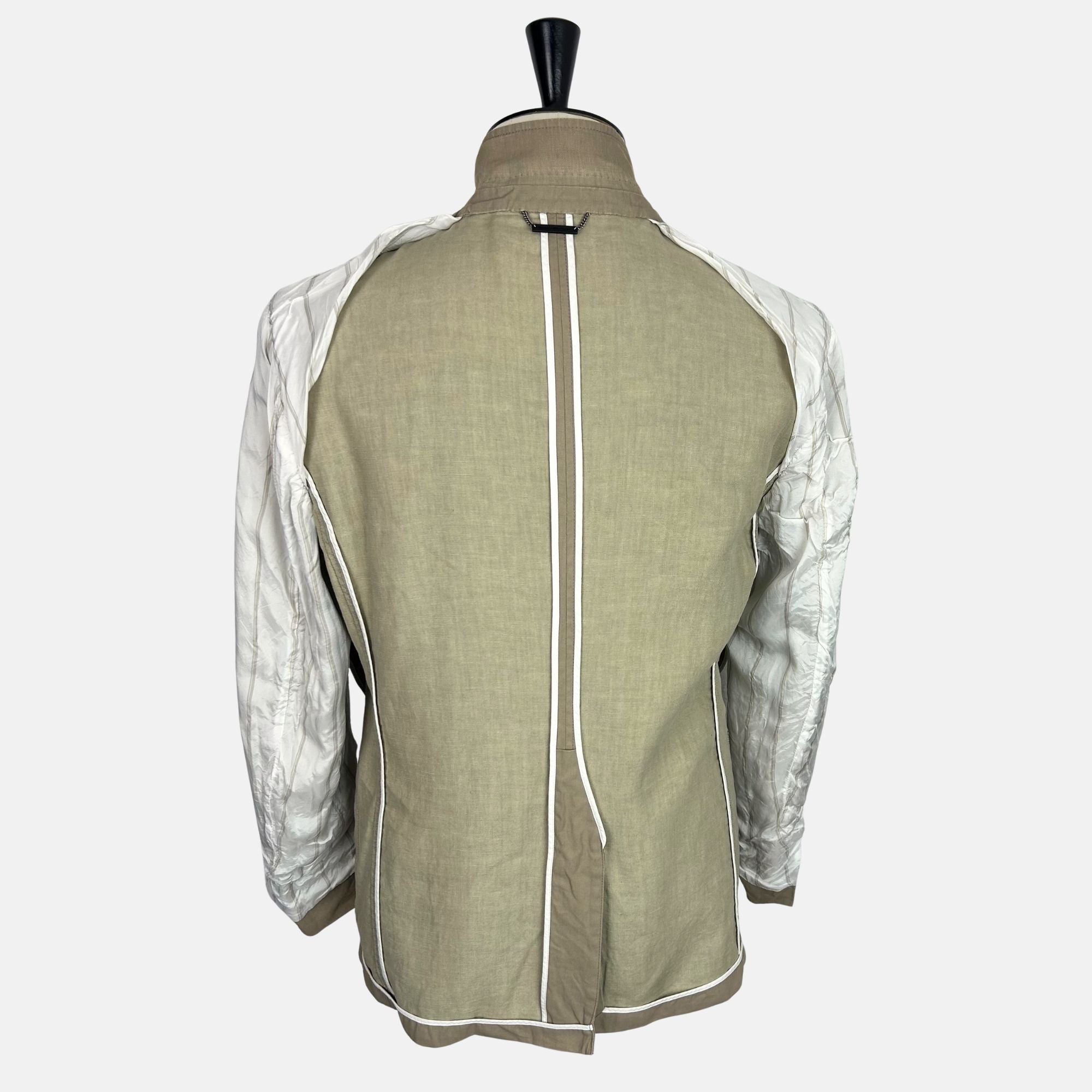 Khaki Blazer made of Linen (EU 52)