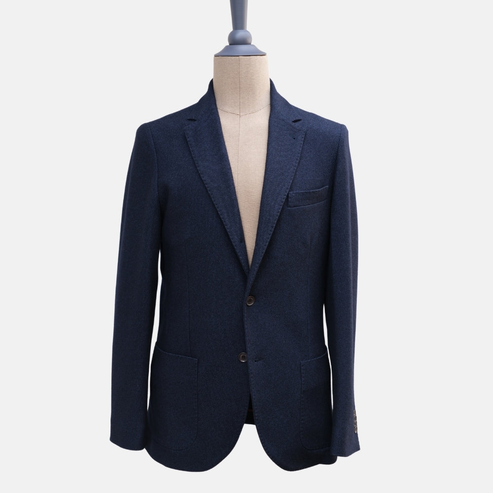 Navy Blue Blazer made of Cashmere/Silk (EU 52)