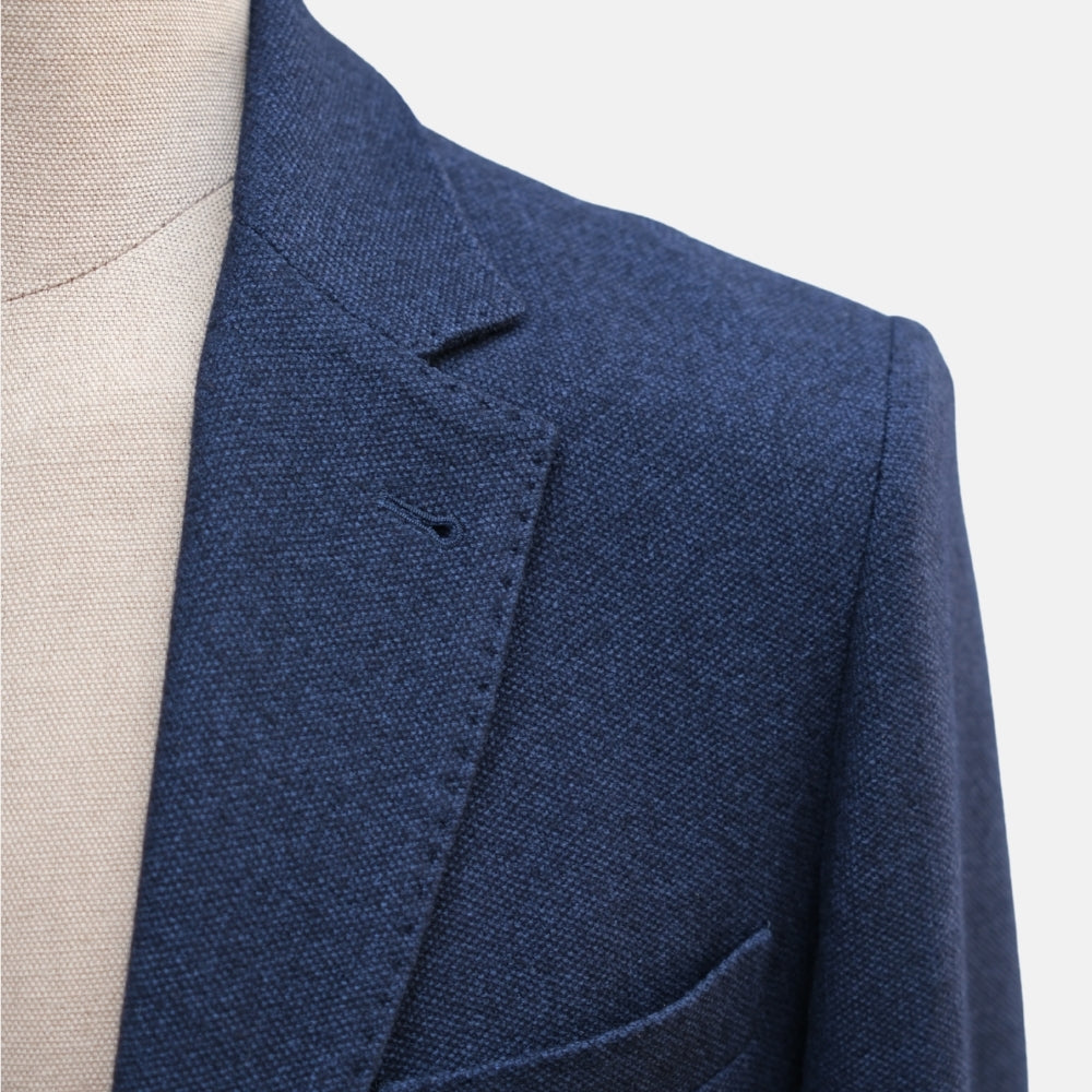 Navy Blue Blazer made of Cashmere/Silk (EU 52)
