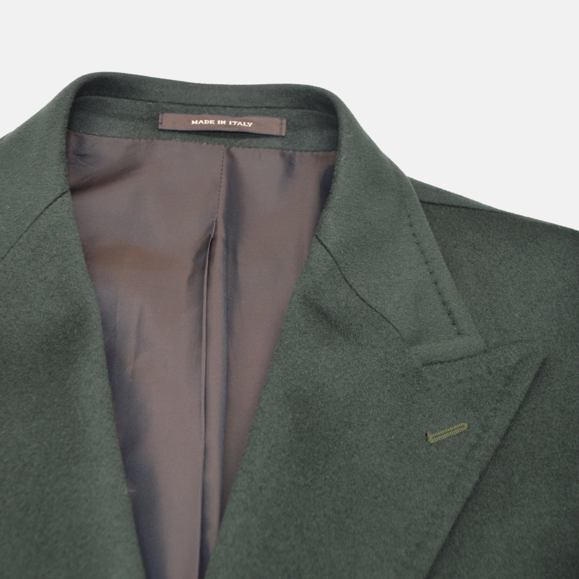 Green Coat made of Virgin Wool / Cashmere (EU 50)