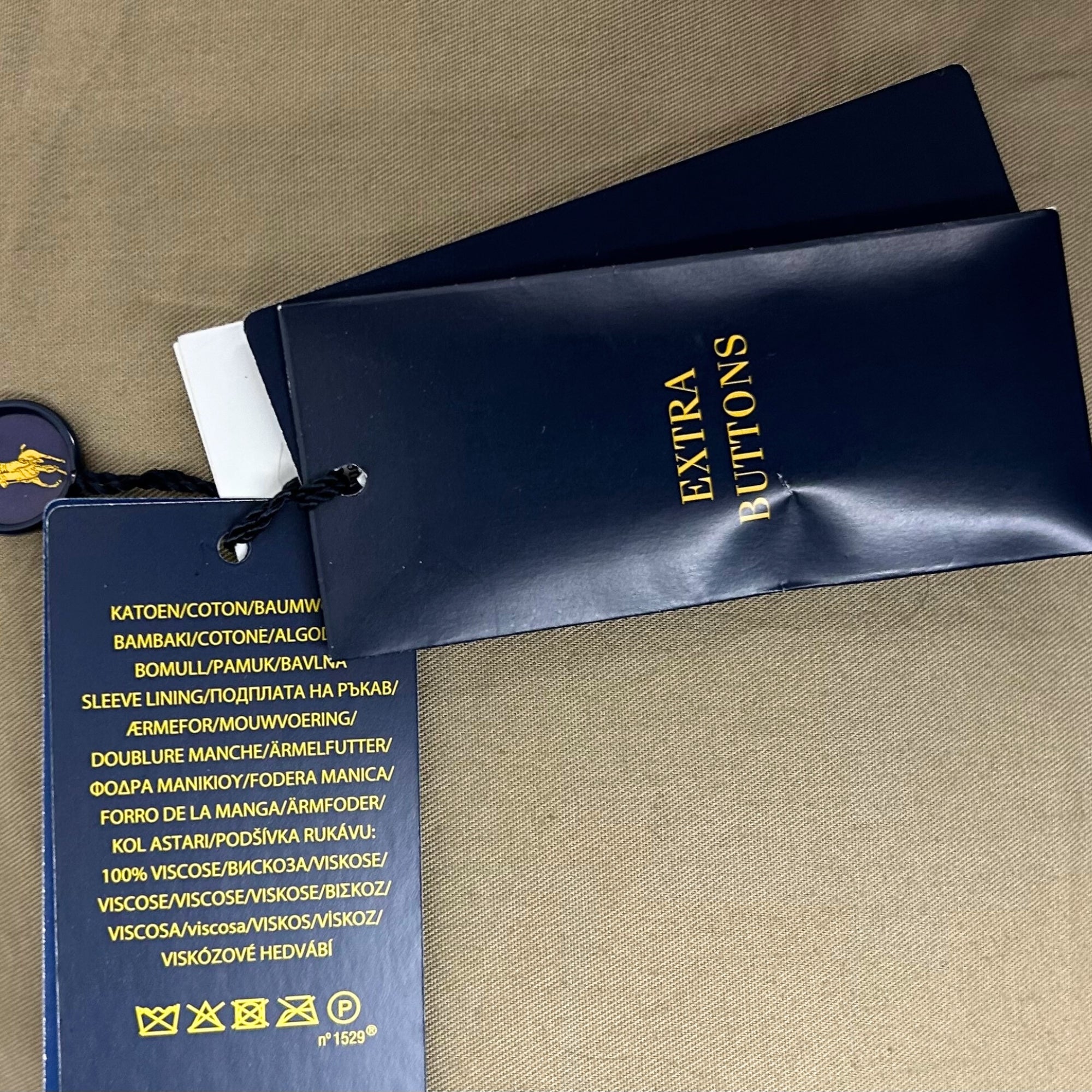 Beige Trenchcoat made of Cotton (M)