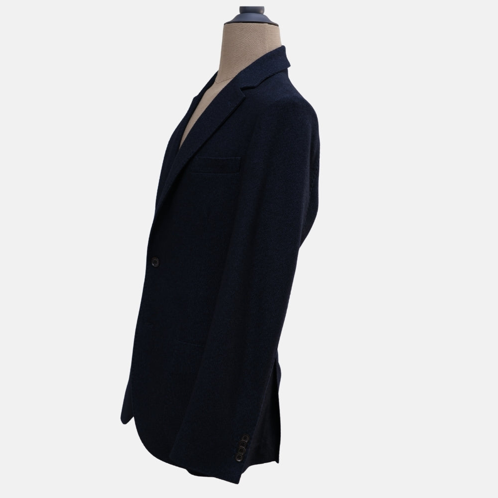 Navy Blue Blazer made of Cashmere/Silk (EU 52)