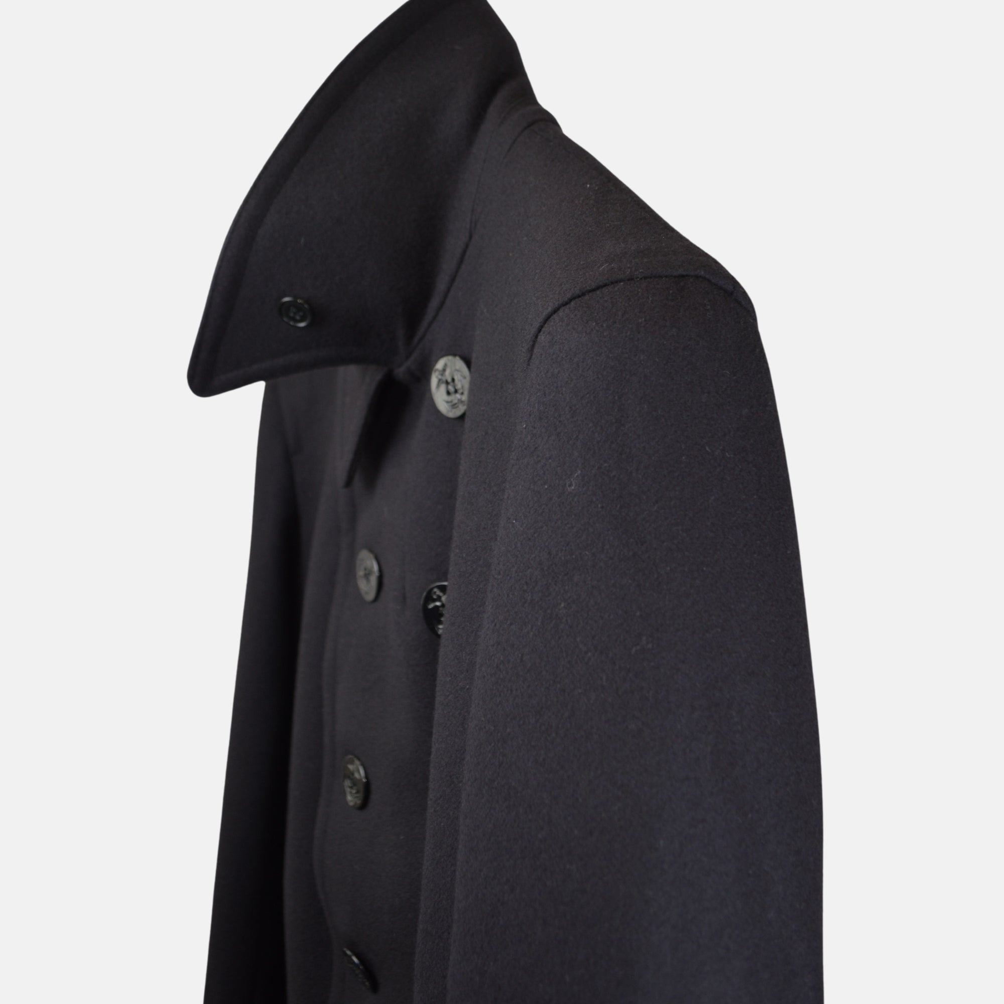 Navy Blue Jacket made of Wool Polyamide (EU 48)
