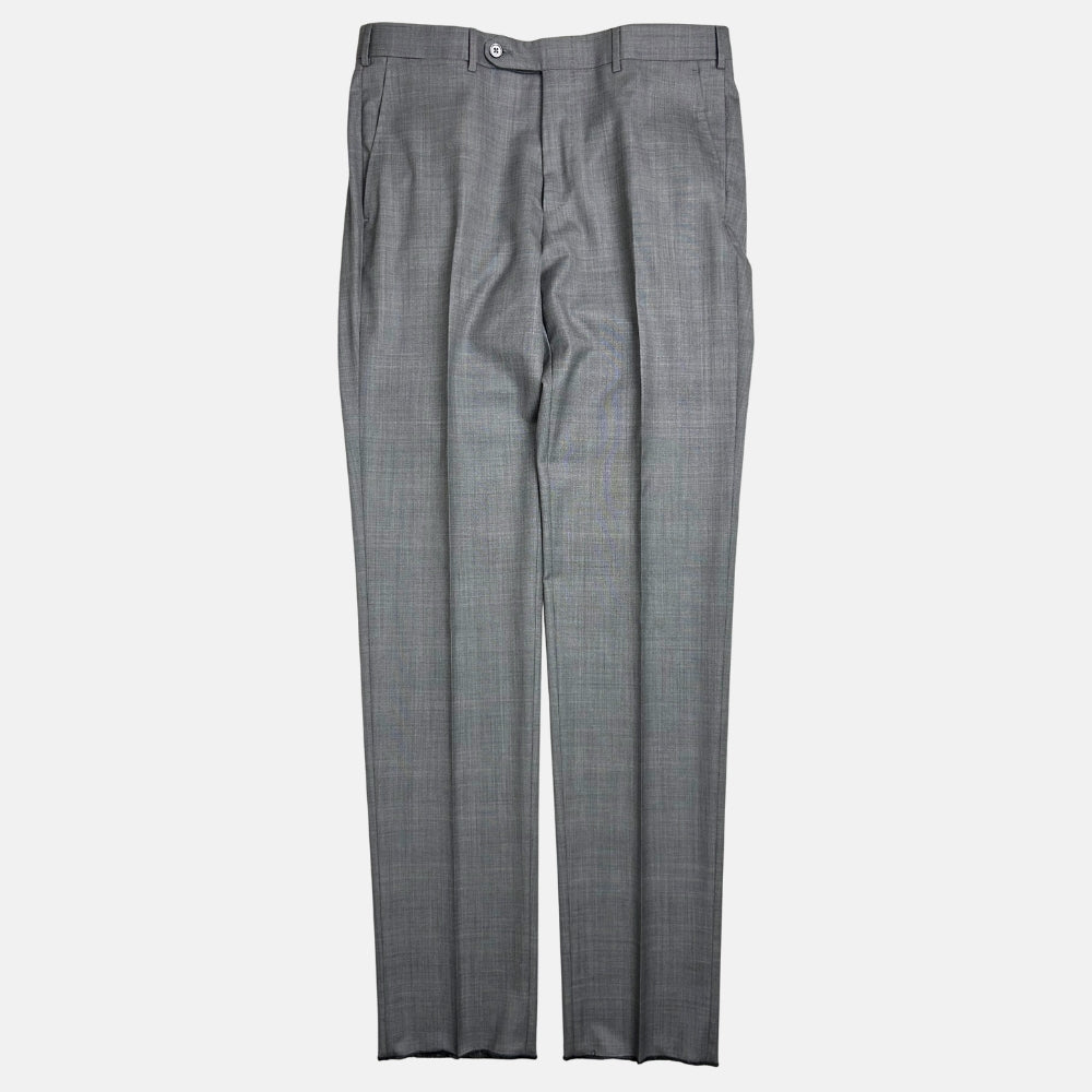 Gray Melange Suit made of Wool (EU 50)