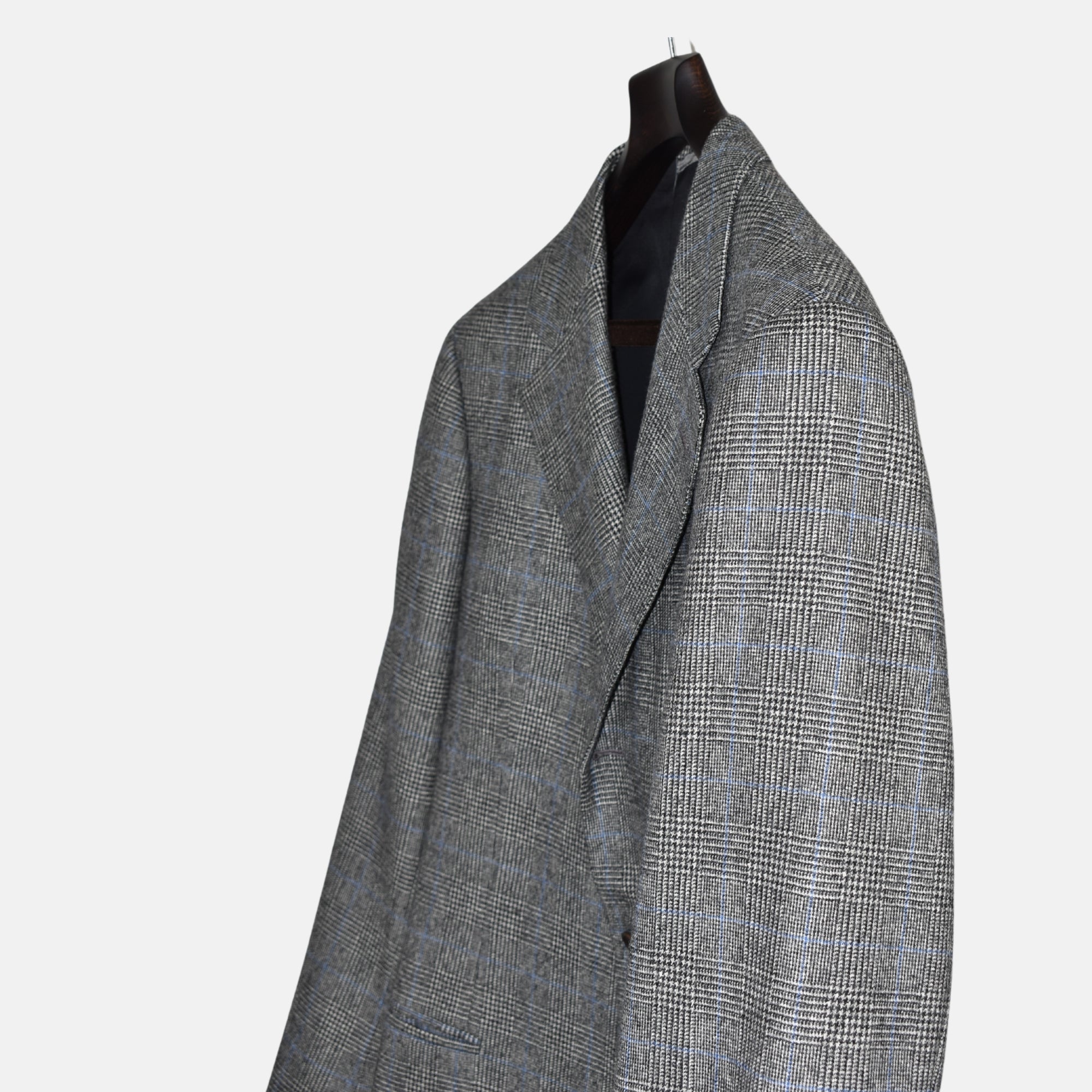 Multicoloured Checkered 3 Pcs. Suit made of Wool (EU 52L)