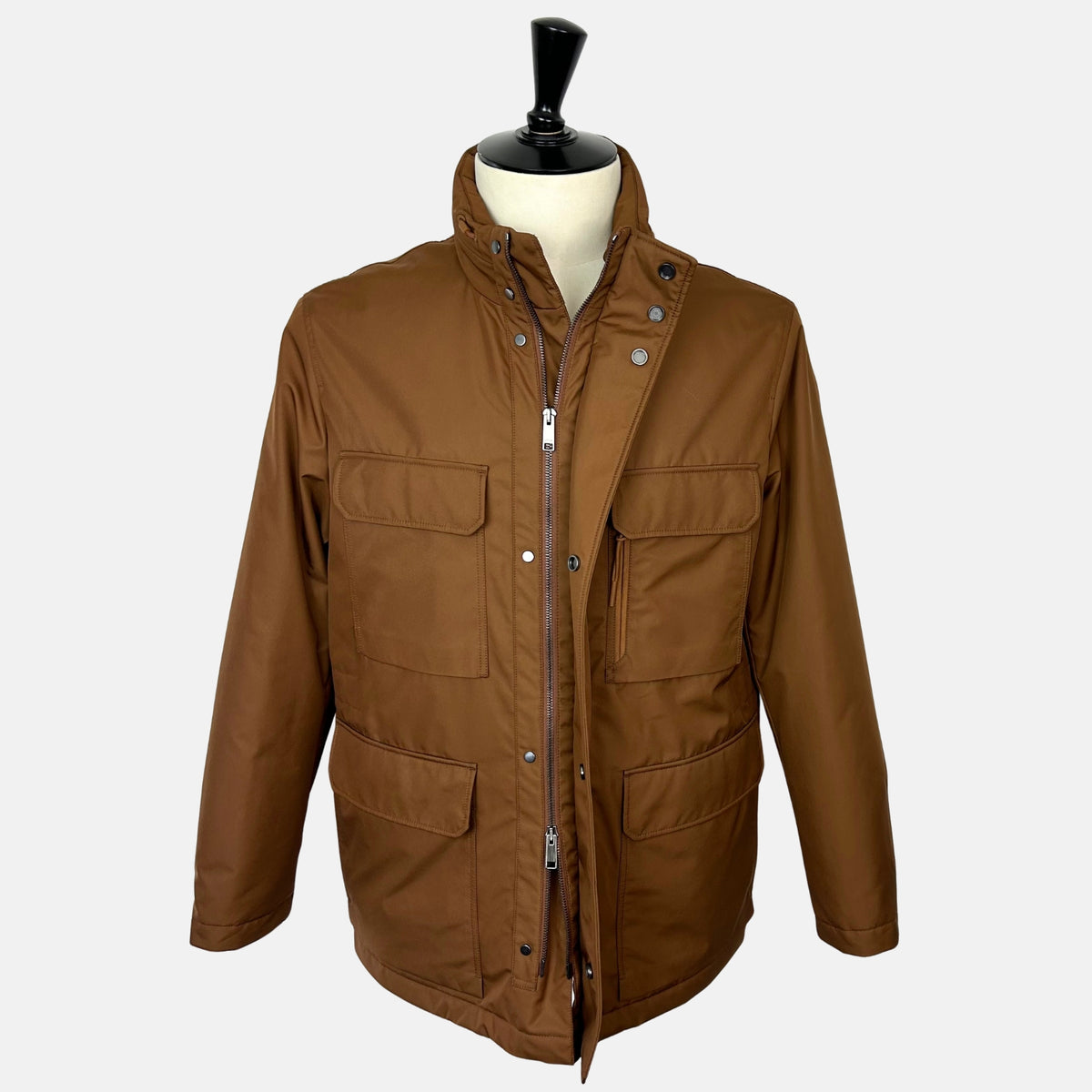 Brown Jacket made of Polyester (EU 48)