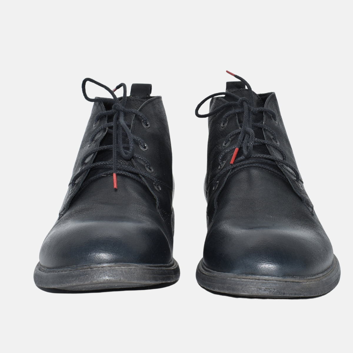 Midnight Blue Half Boots made of Leather (EU 44)