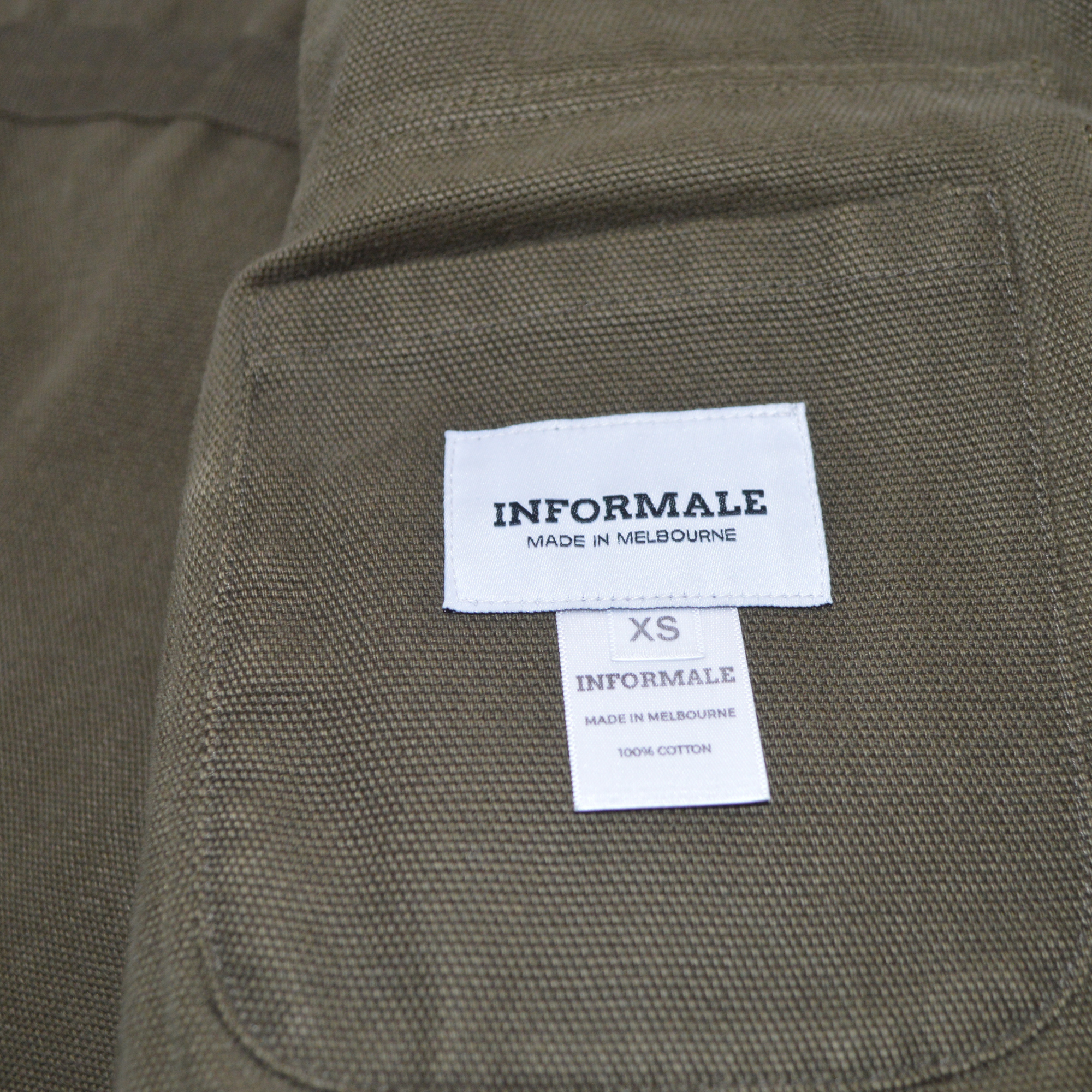 Olive Safari Jacket made of Cotton (XS)