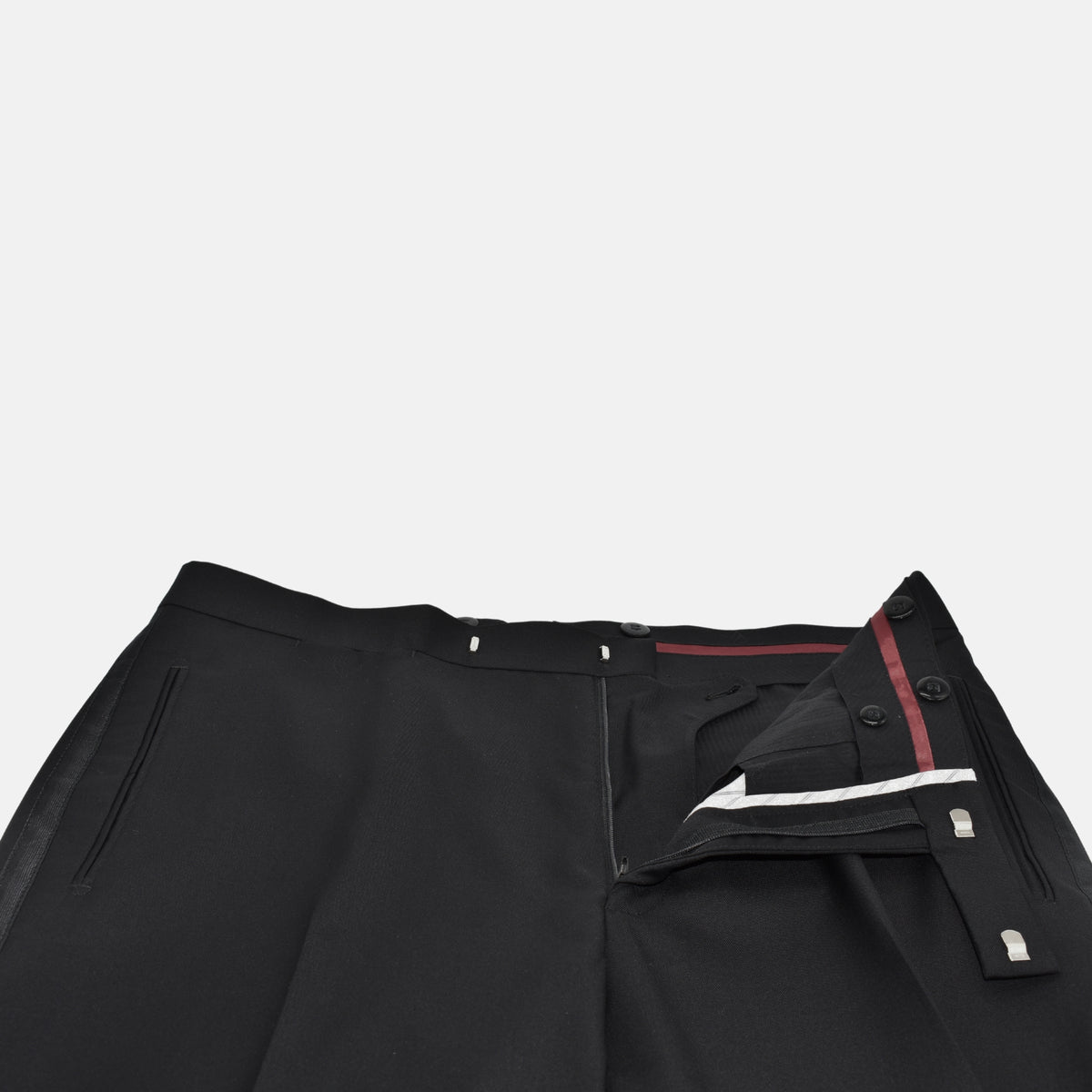 Black Tuxedo Trousers made of Wool (L)