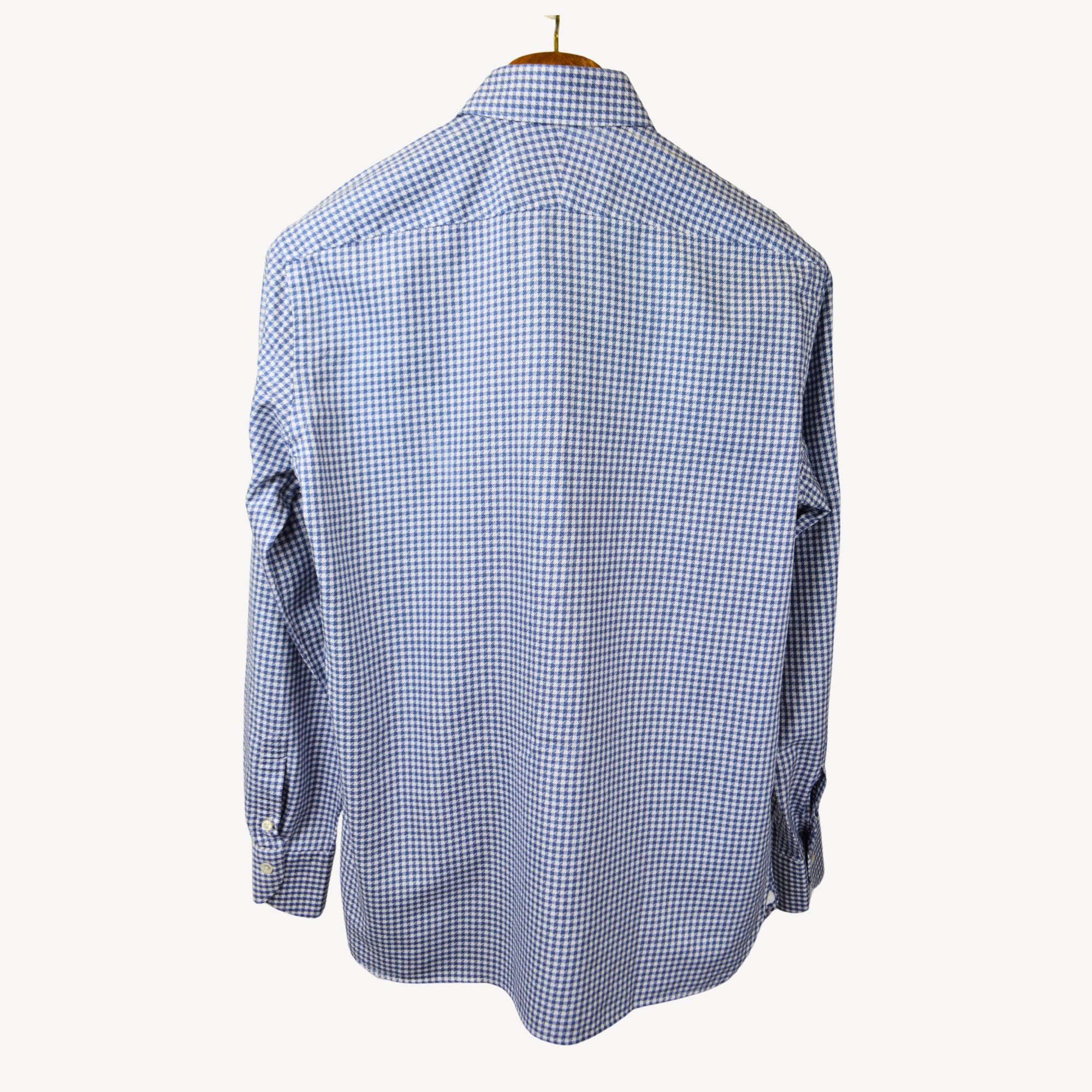 Blue/White Patterned Shirt (EU 39)