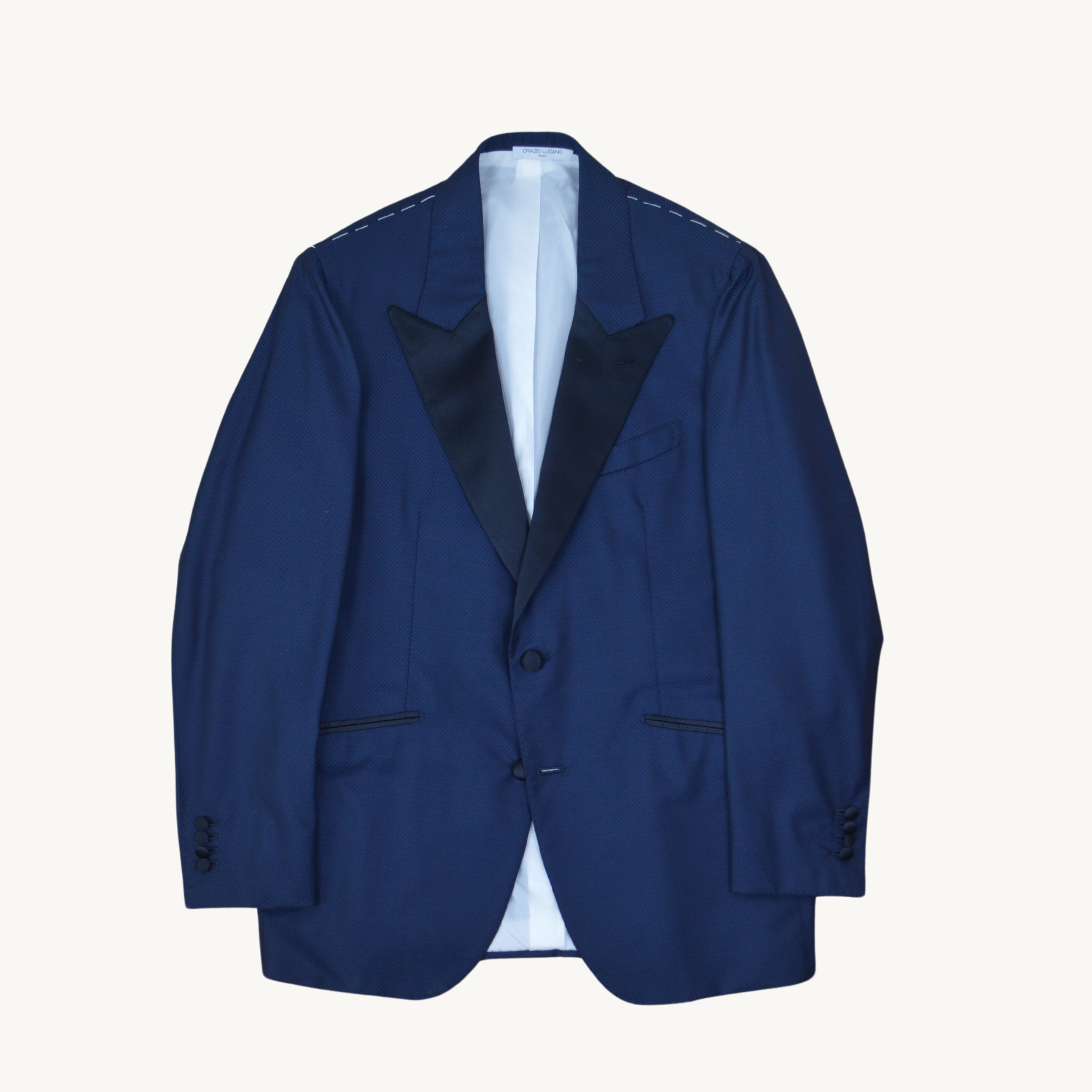 Navy Blue/Black Dinner Jacket (EU 48)