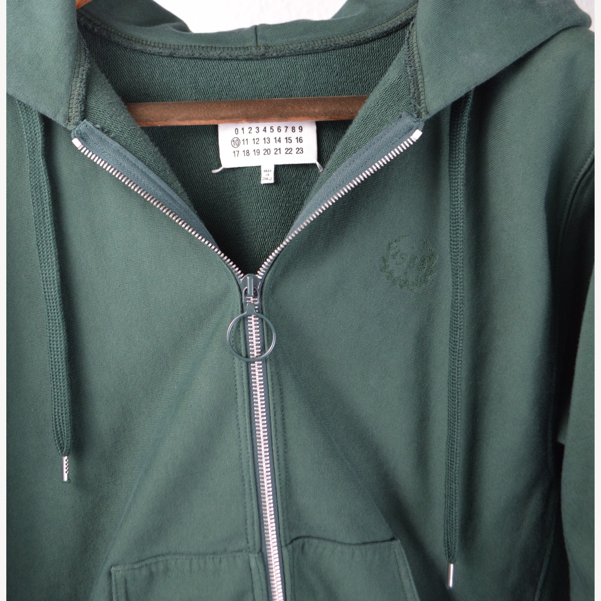 Bottlegreen Hoodie made of Cotton (EU 50/52)