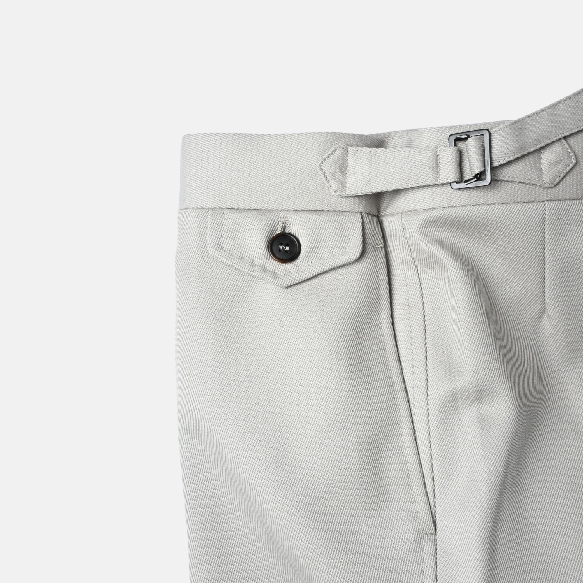 Beige/Grey Pants made of Cotton (EU 46)