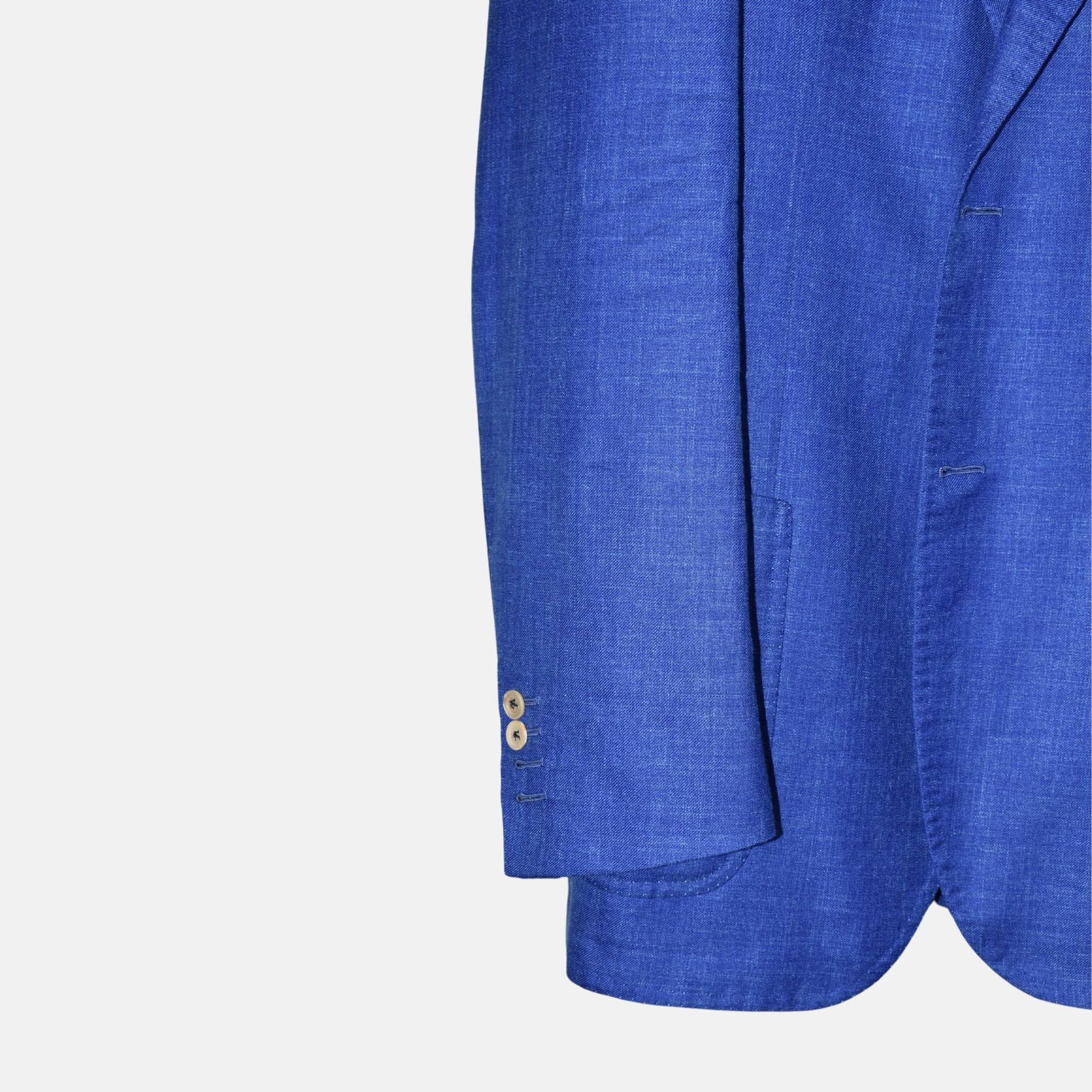Blue Blazer made of Cotton/Linen/Wool (EU 52L)