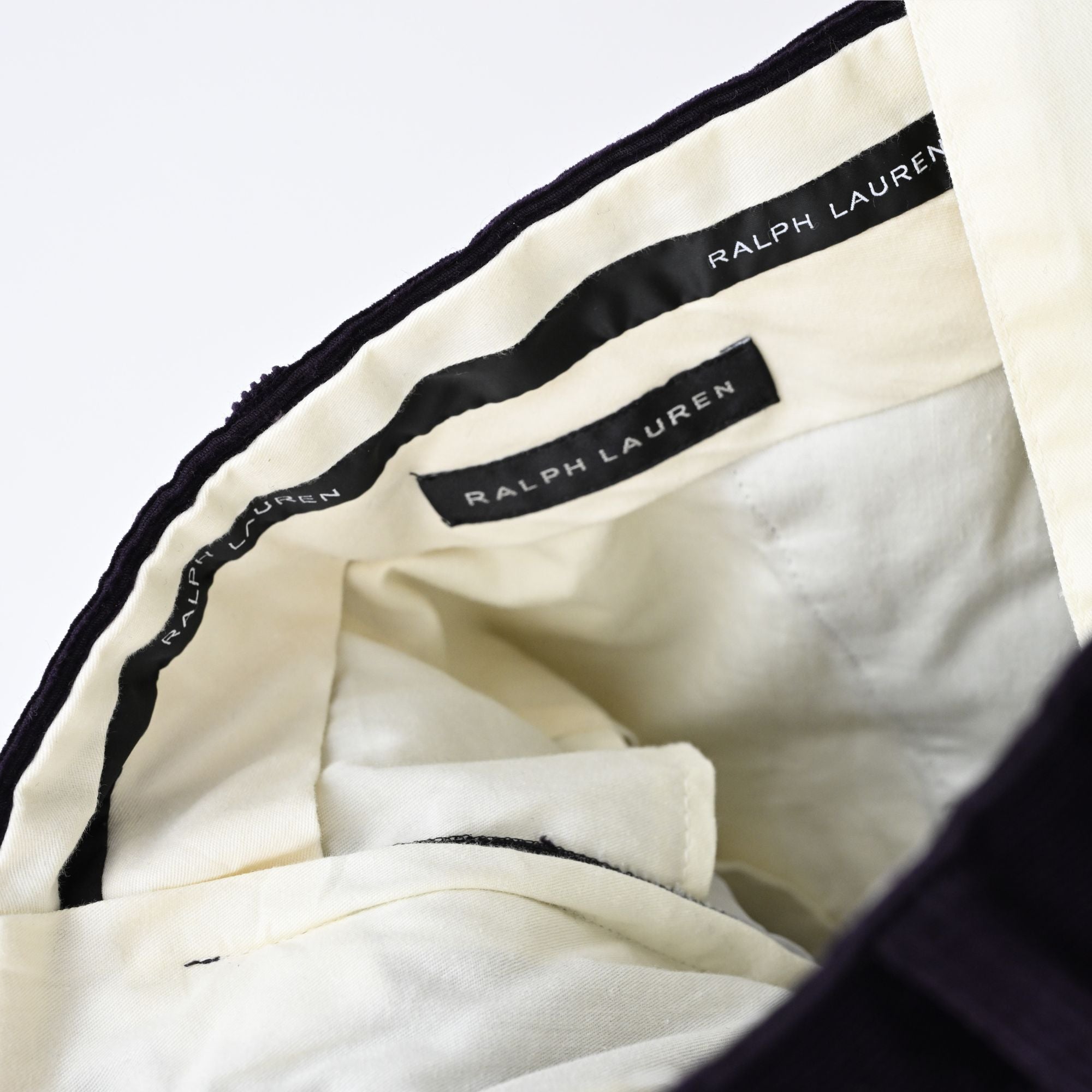 Purple Corduroy Pants made of Cotton (W32)