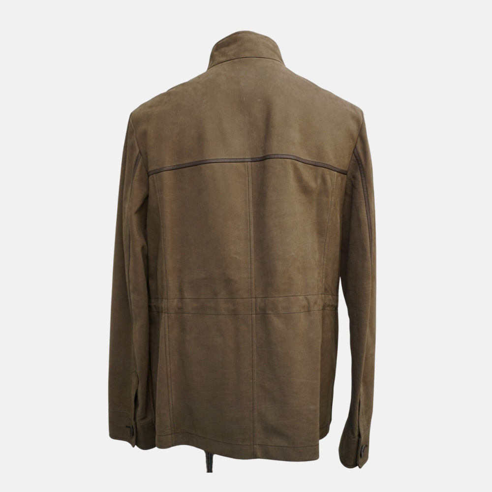 Olive Jacket made of Leather (EU 54)