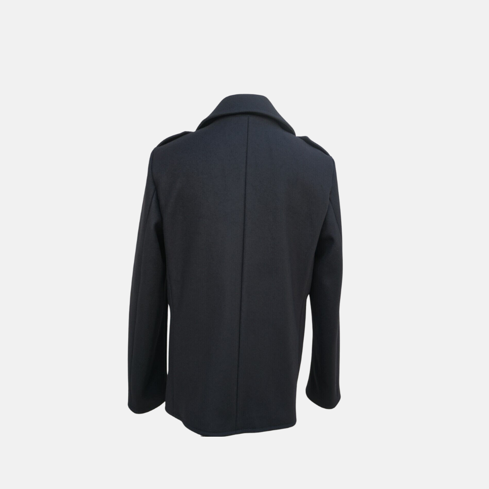Black Pea Coat made of Wool (EU 54)