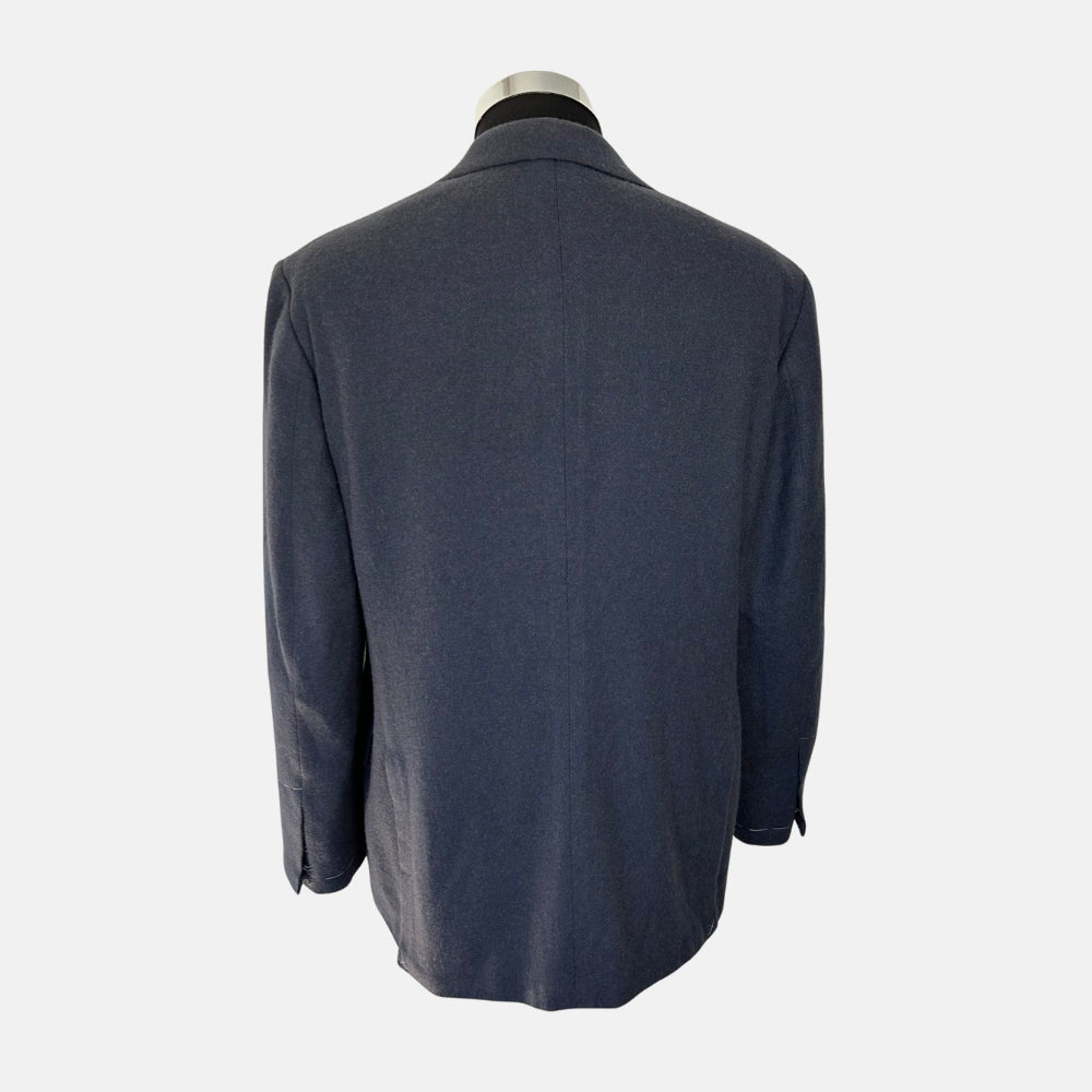 Blue Suit handmade of Camel Hair (EU 46)