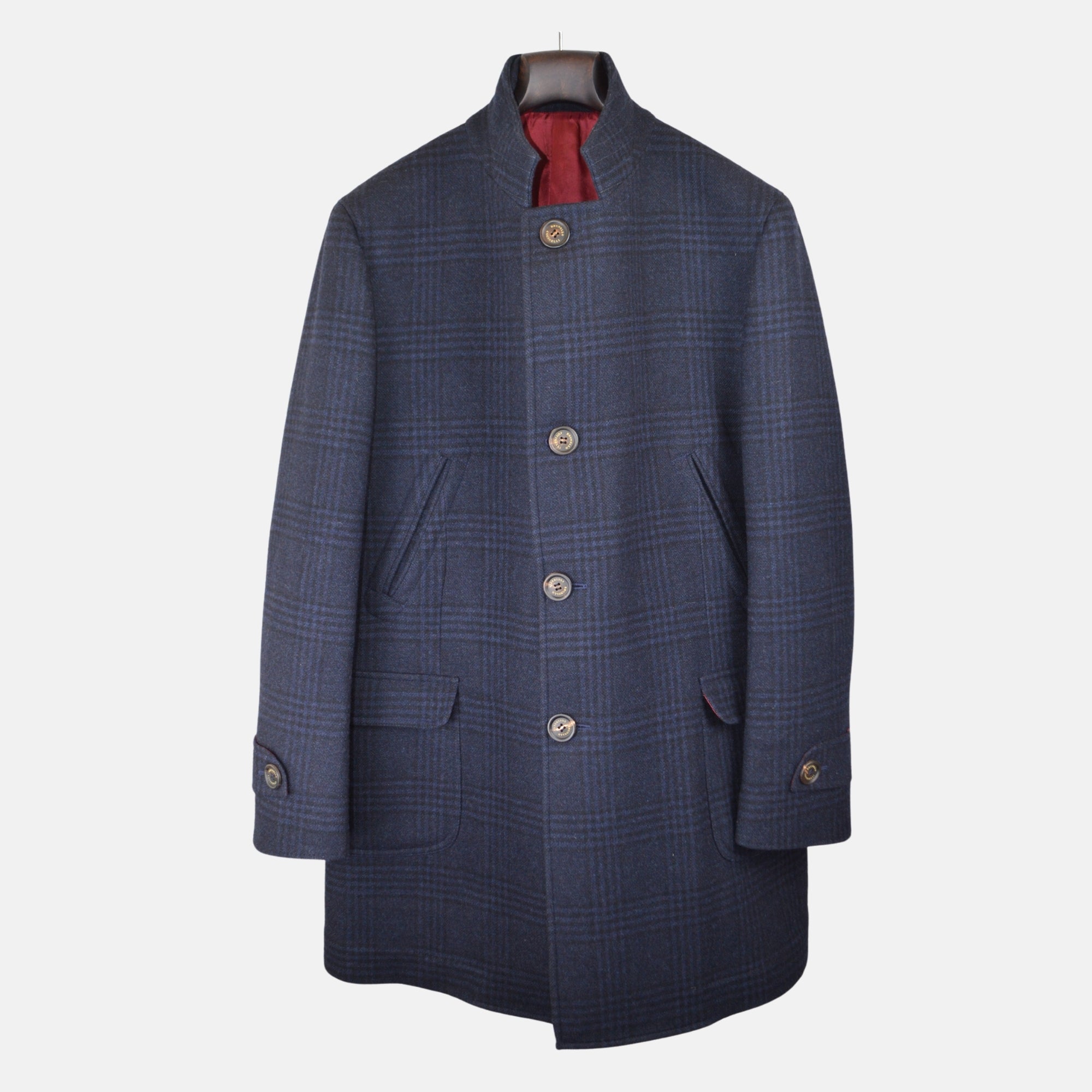 Navy Blue Coat made of Wool (EU 50)