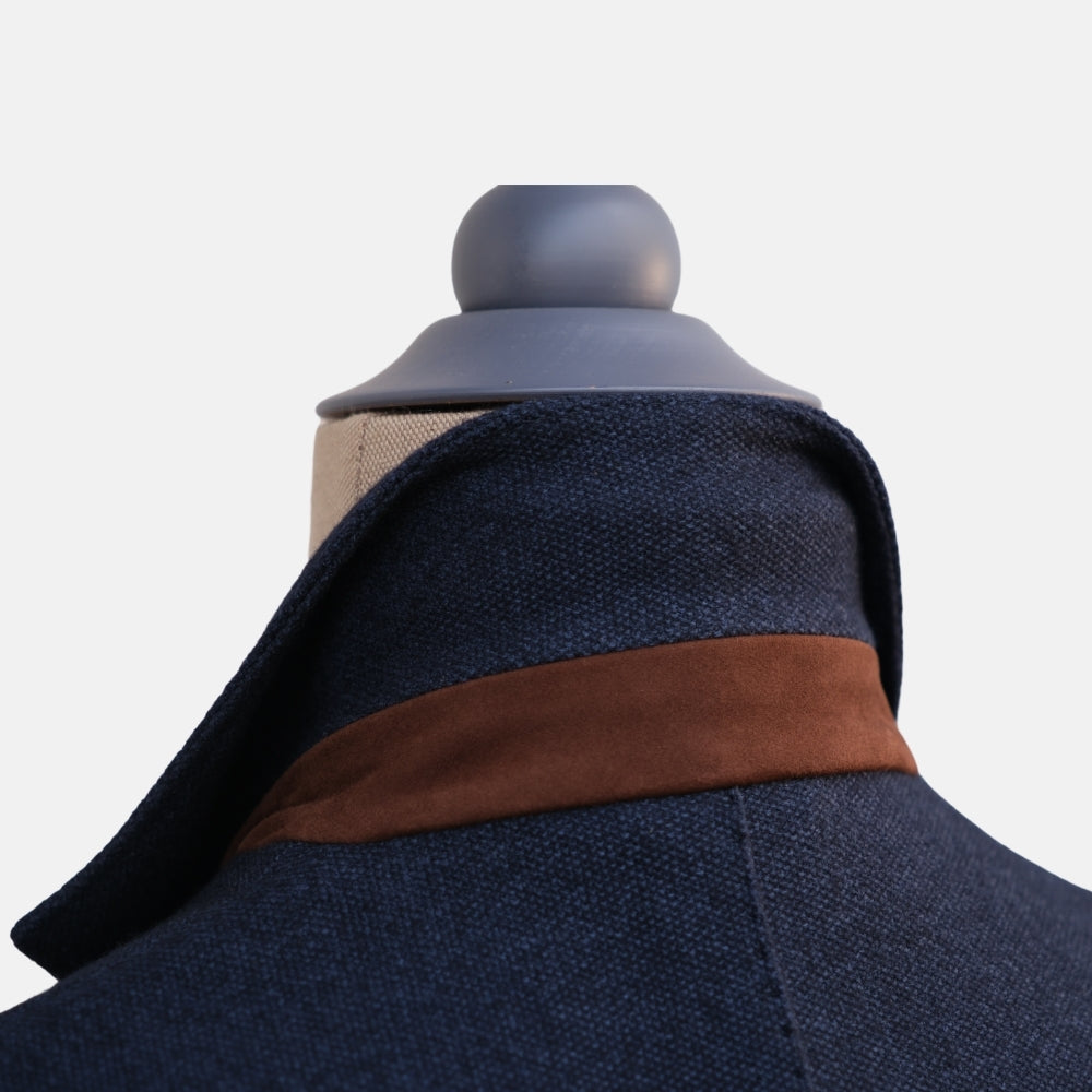 Navy Blue Blazer made of Cashmere/Silk (EU 52)