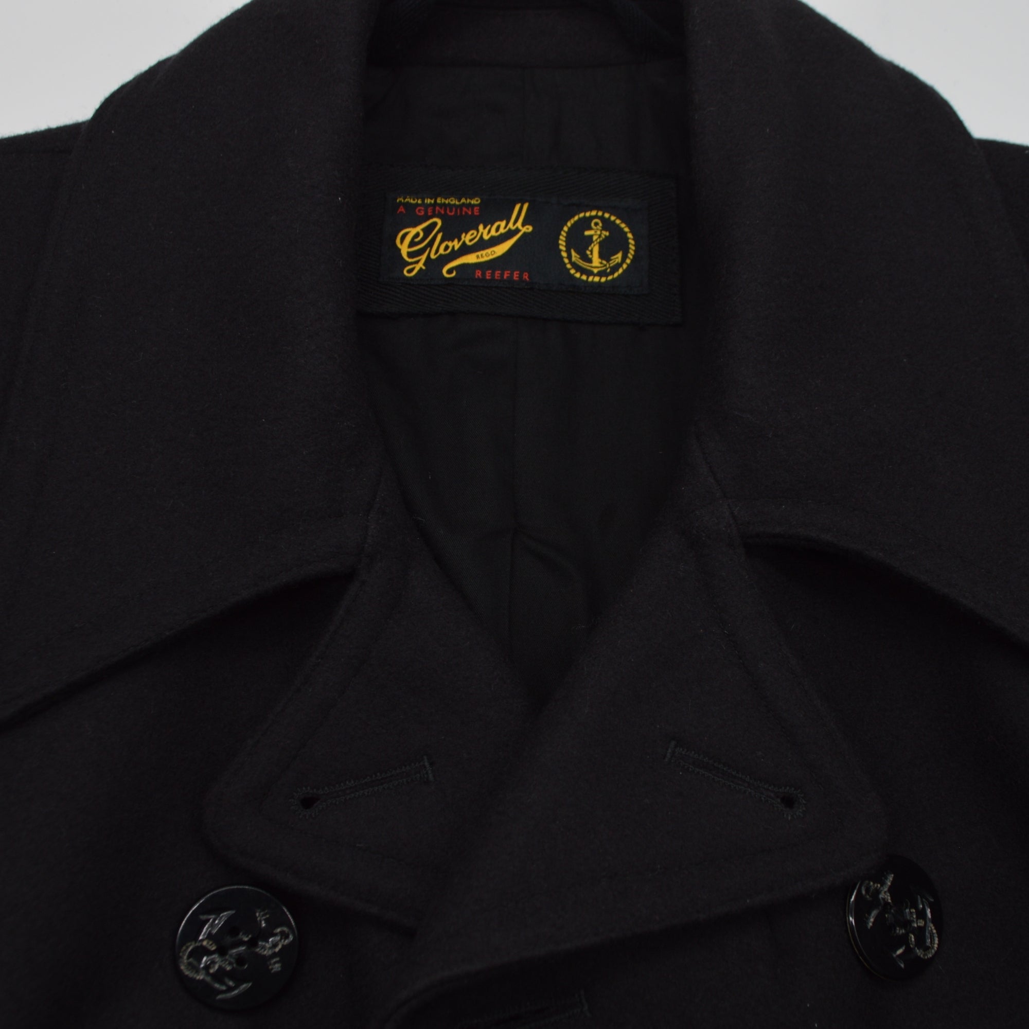Navy Blue Jacket made of Wool Polyamide (EU 48)