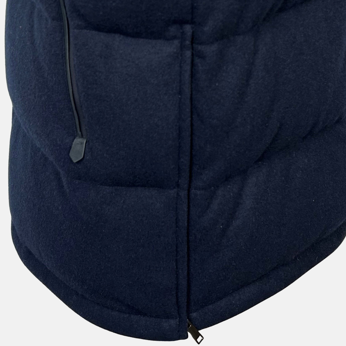 Navy Down Jacket made of Cashmere (EU 48)