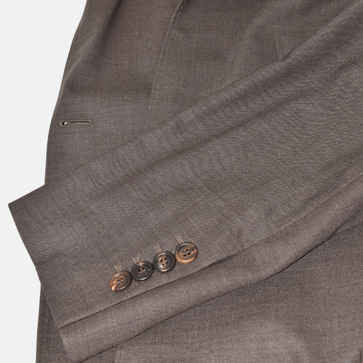 Brown Double Breasted Blazer made of Wool (EU 50)