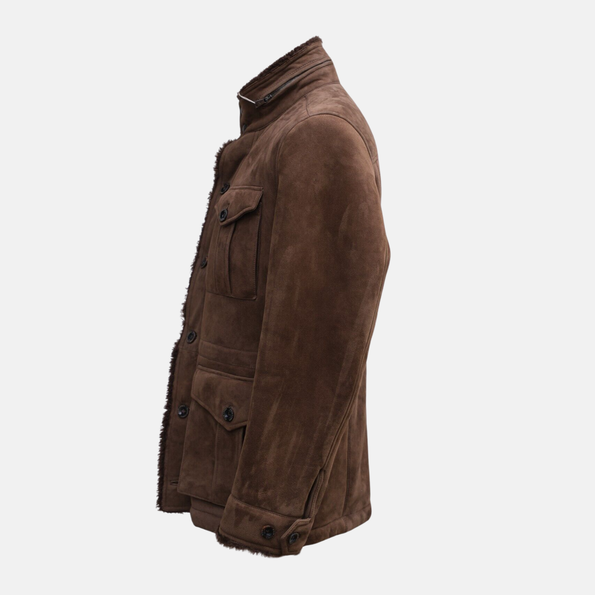 Brown Shearling Jacket (M)