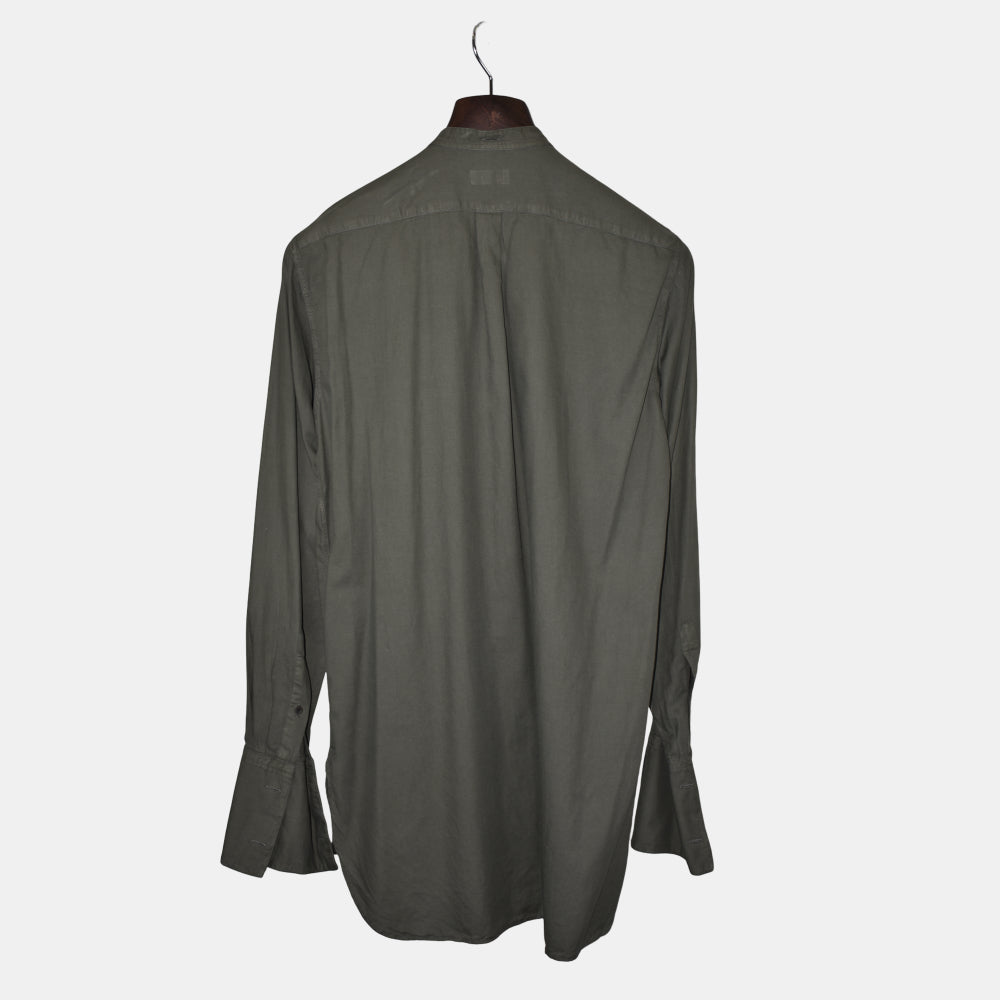 Khaki Cuffed Shirt made of Cotton (EU 48)