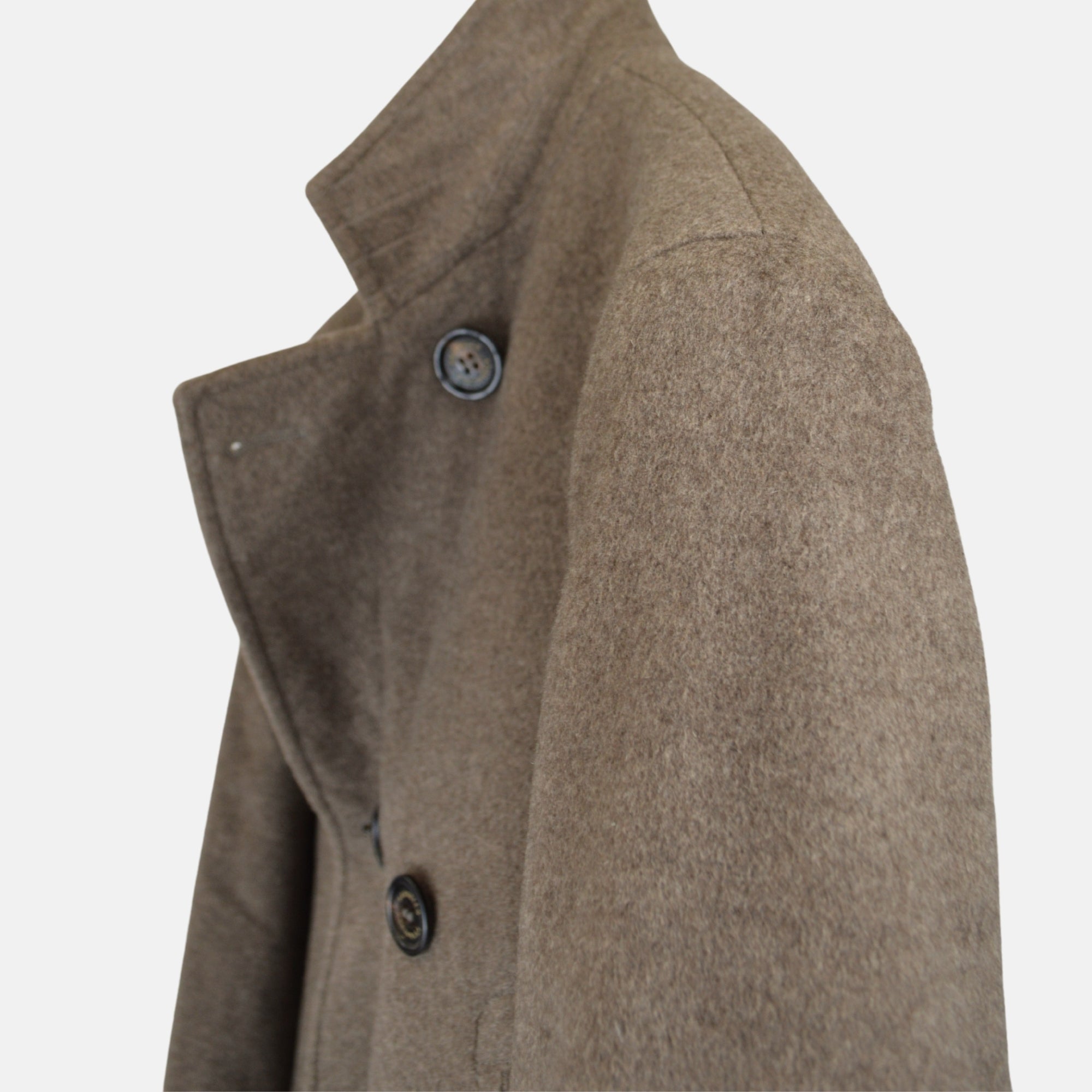 Brown Pea Coat made of Cashmere (EU 50)
