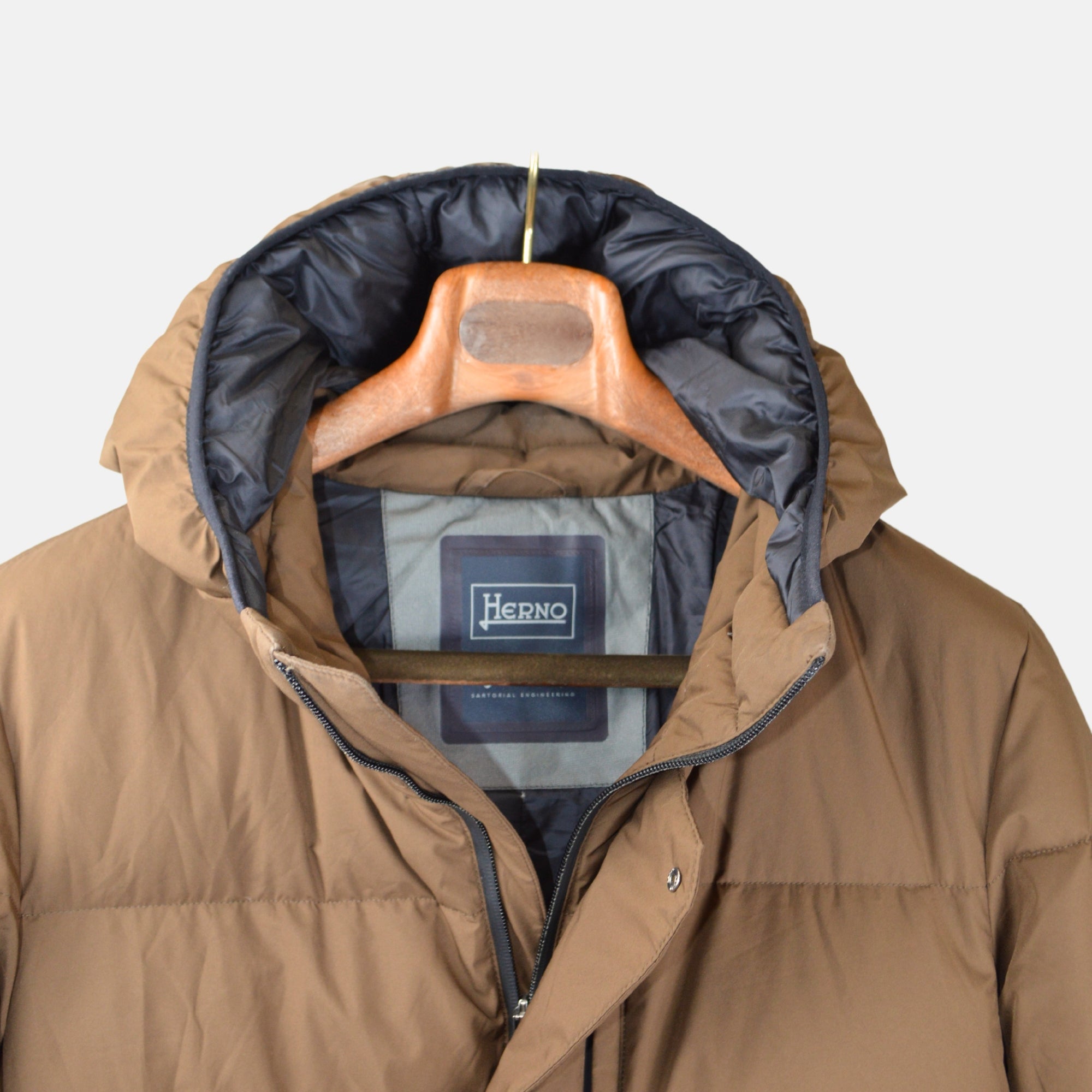 Brown Down Coat (EU 52)