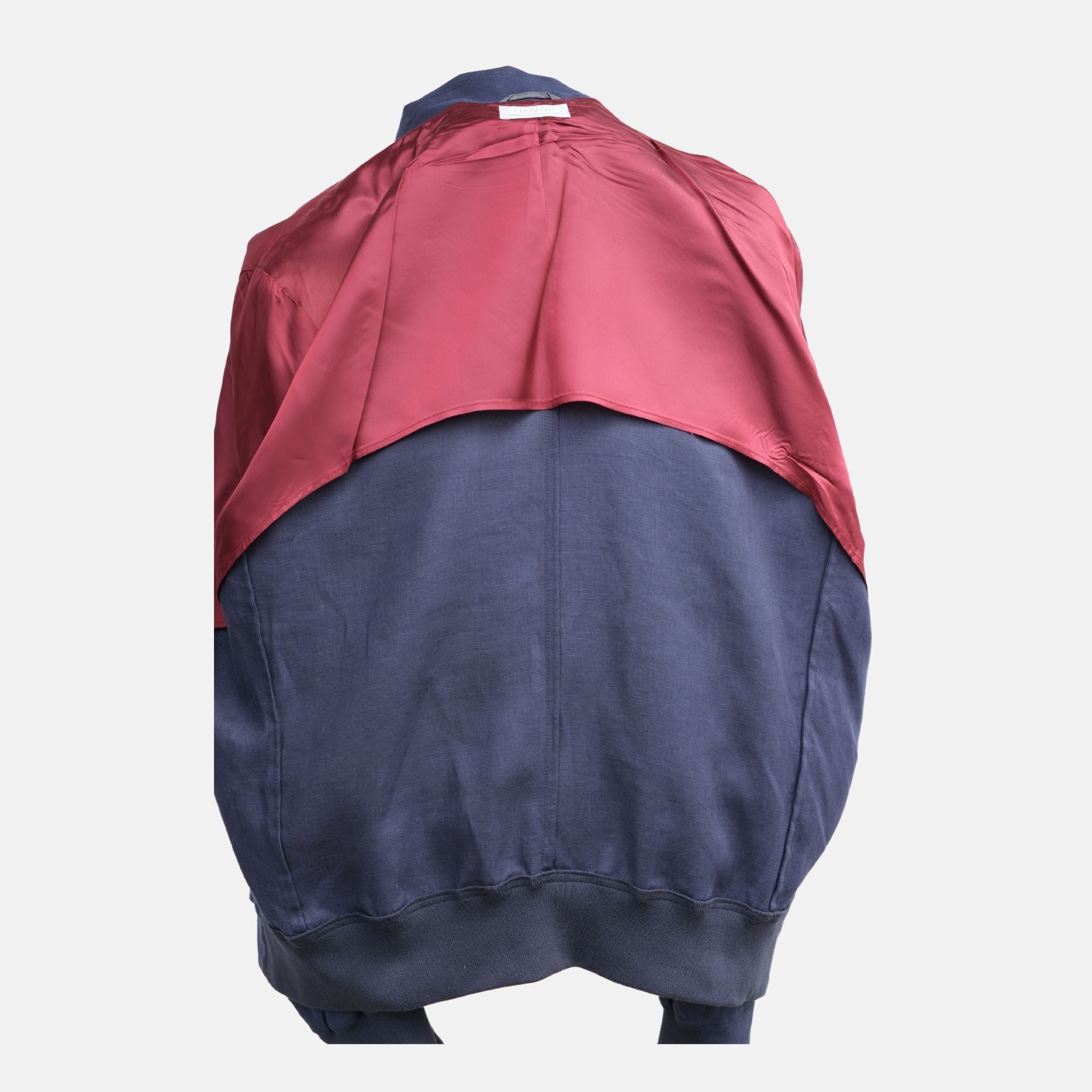 Navy Blue Linen Blouson (EU 52)