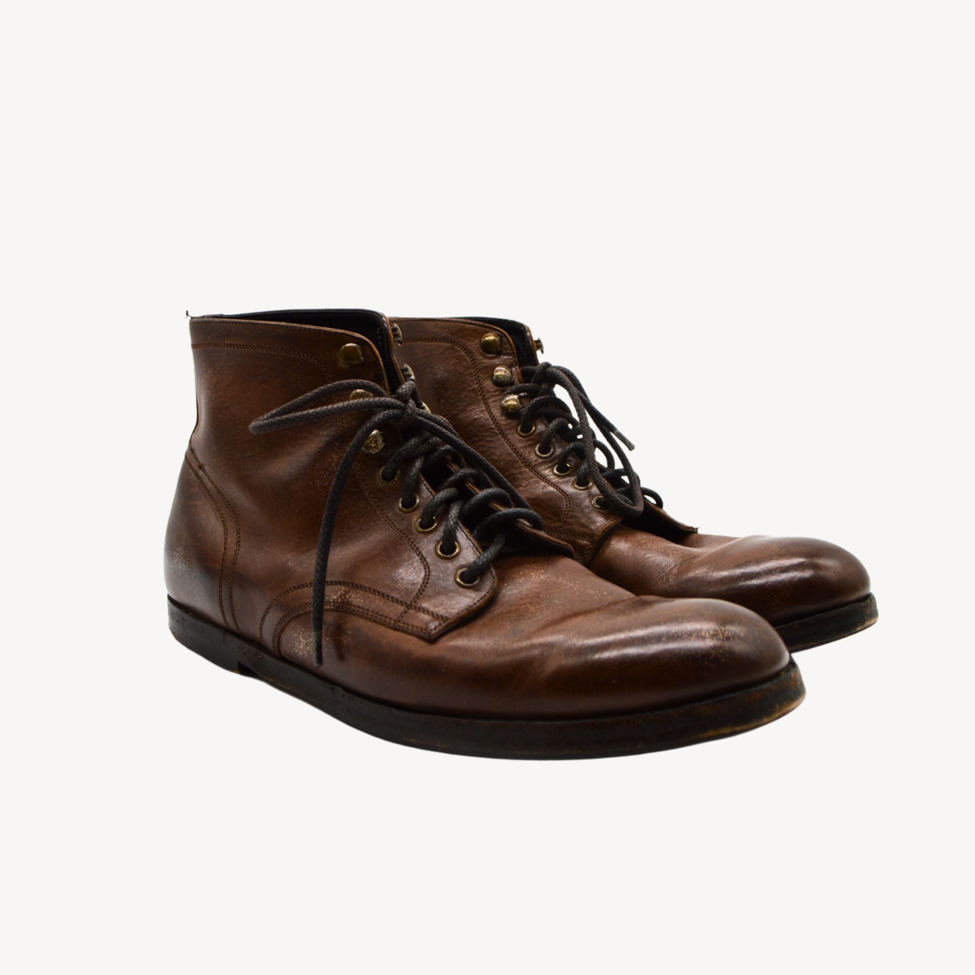 Brown Leather Boots (EU 42.5)