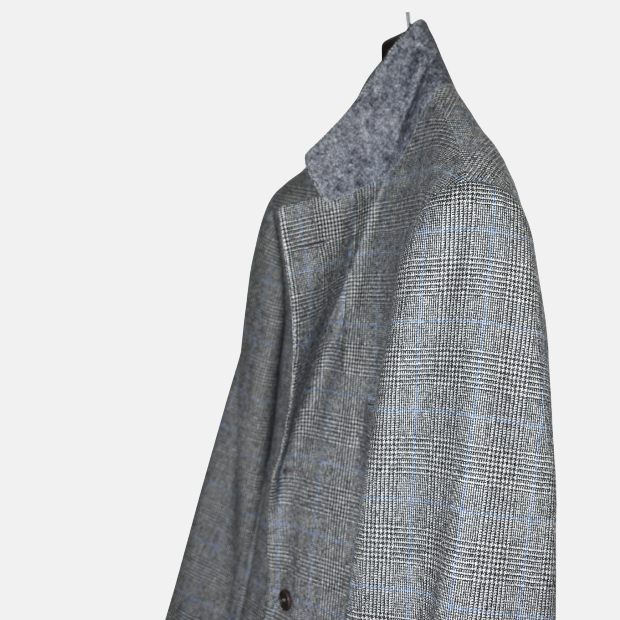 Multicoloured Checkered 3 Pcs. Suit made of Wool (EU 52L)