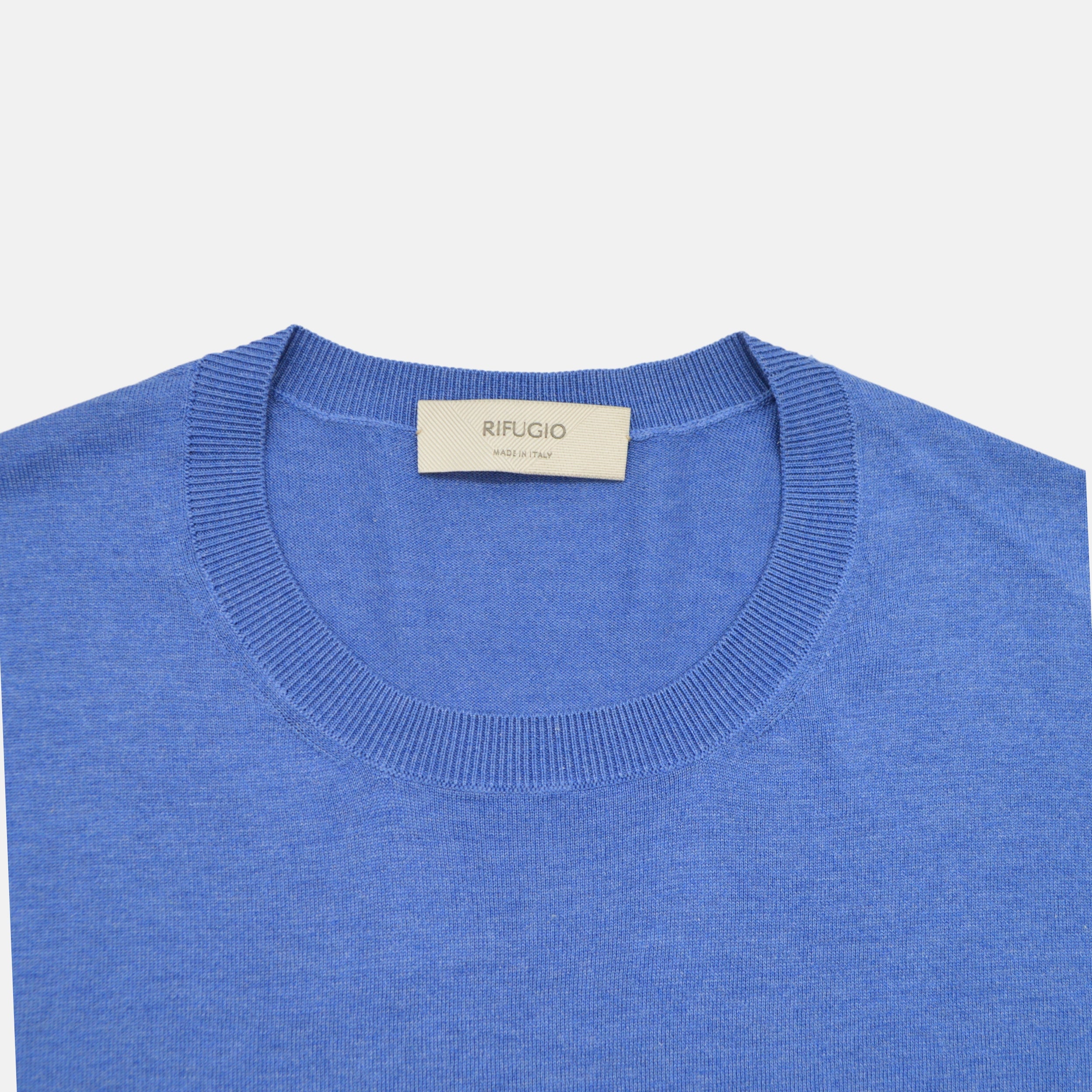 Blue T-Shirt made of Silk (EU 50)