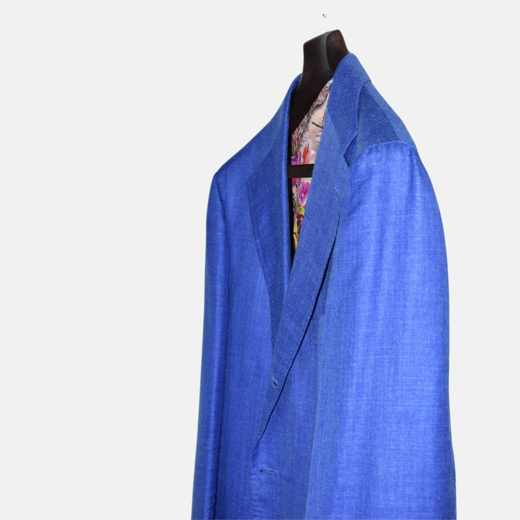 Blue Blazer made of Cotton/Linen/Wool (EU 52L)