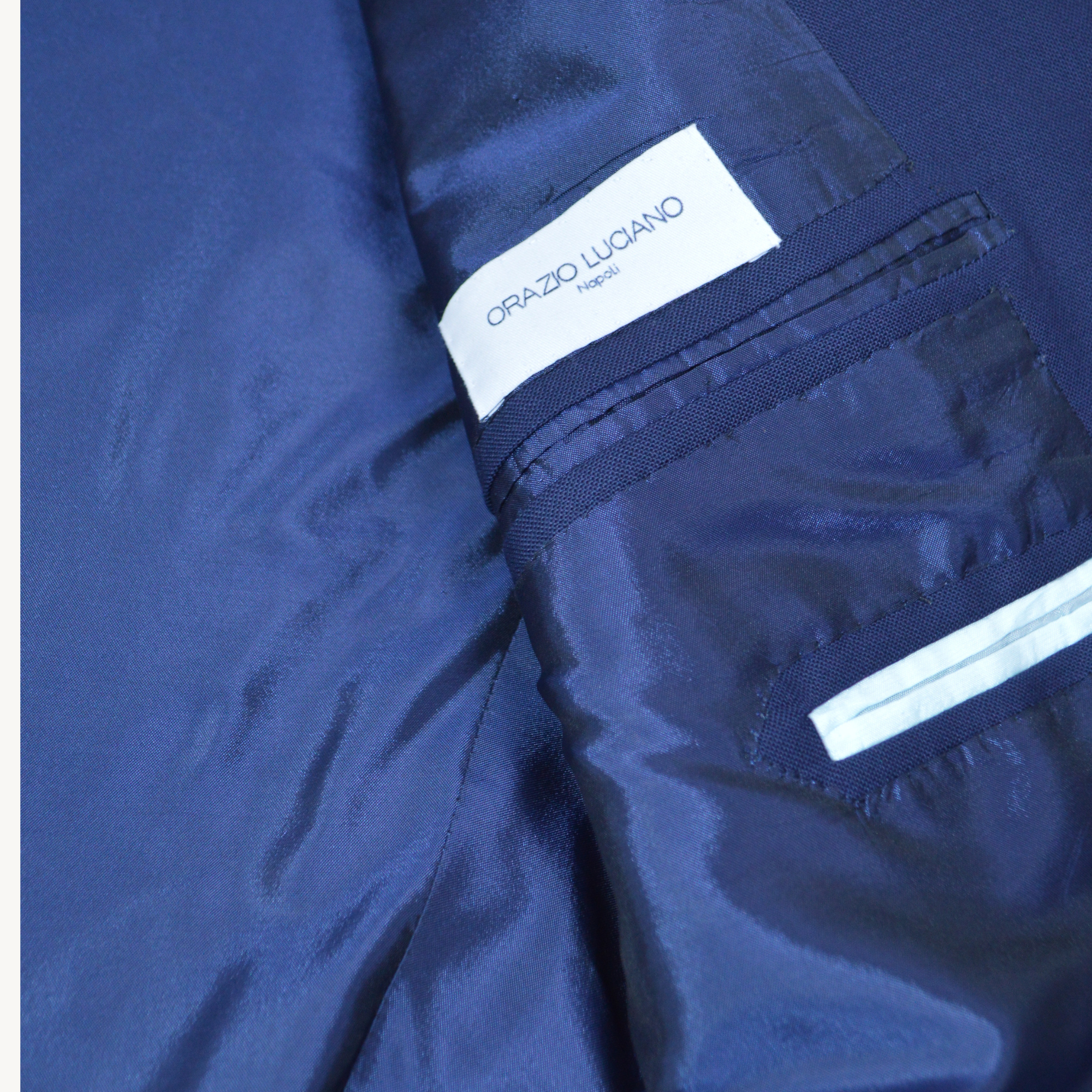 Navy Blue Blazer made of Wool (EU 50L)