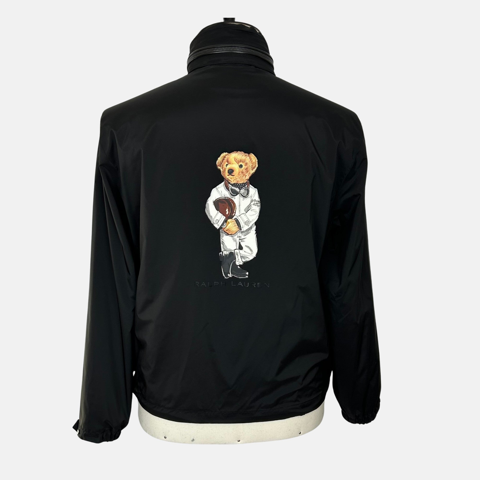Black Polo Bear Windbreaker (S)